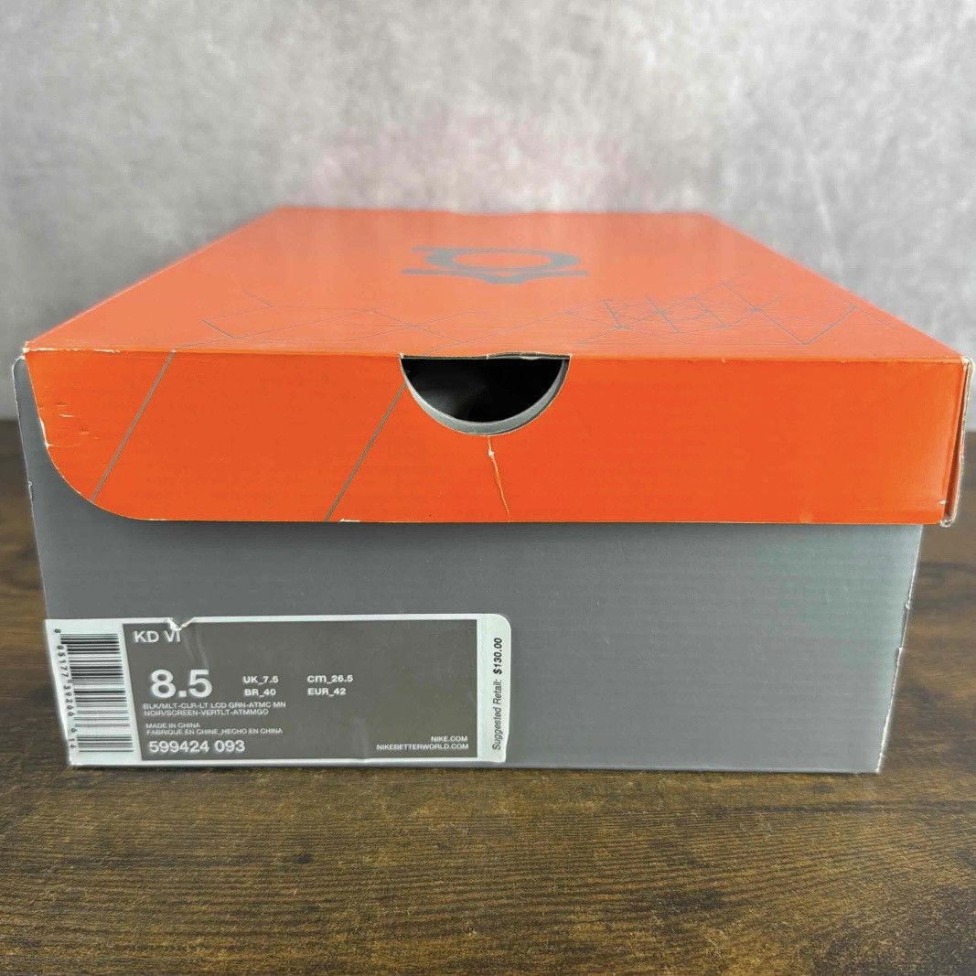Nike Nike KD 6 Brazil Night Vision Size 8.5 599424-093 Basketball Size US 8.5 / EU 41-42 - 9 Thumbnail