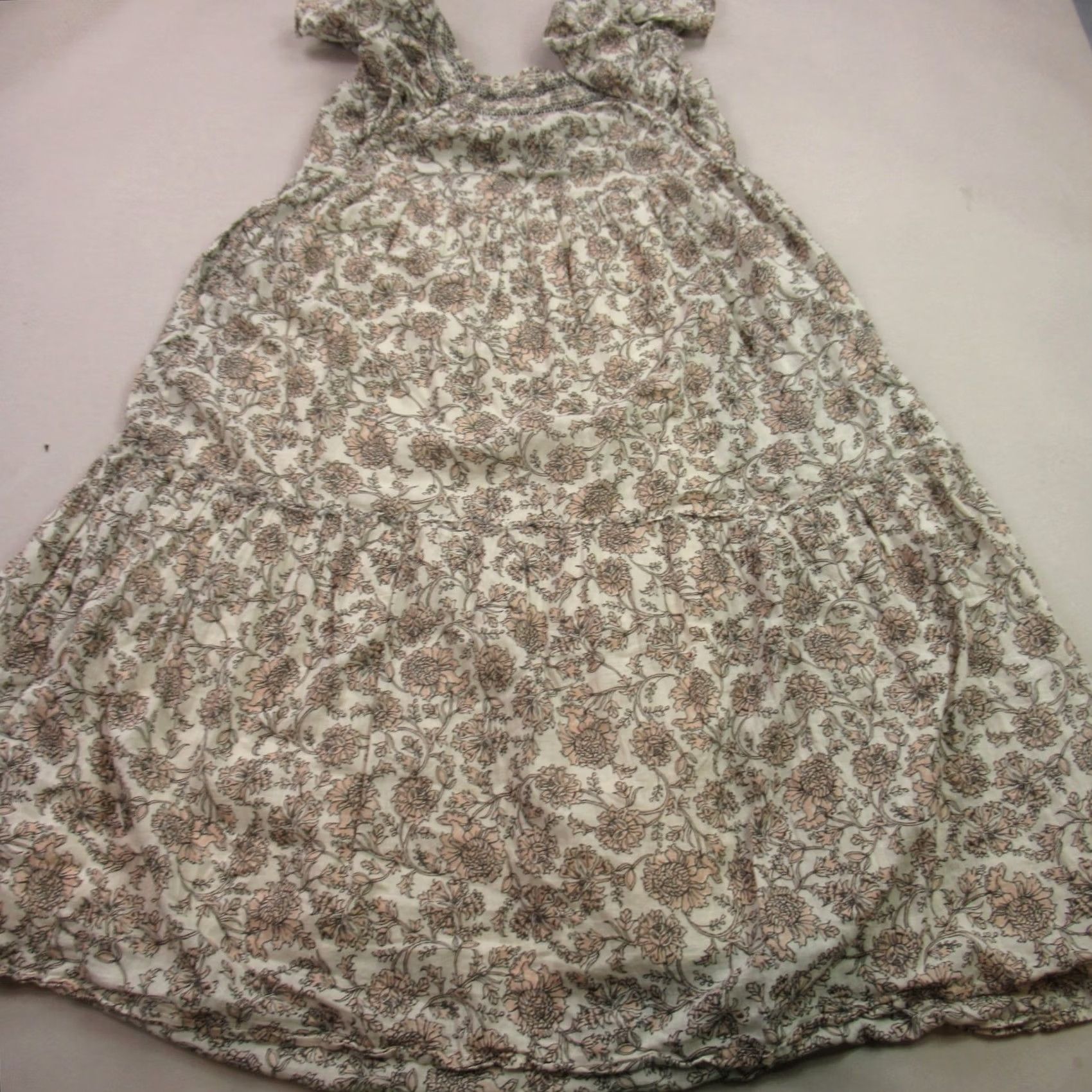 J. Jill J Jill Dress Womens S Short Sleeve Lightweight Floral Crew Neck Pullover Dress Size S / US 4 / IT 40 - 7 Thumbnail