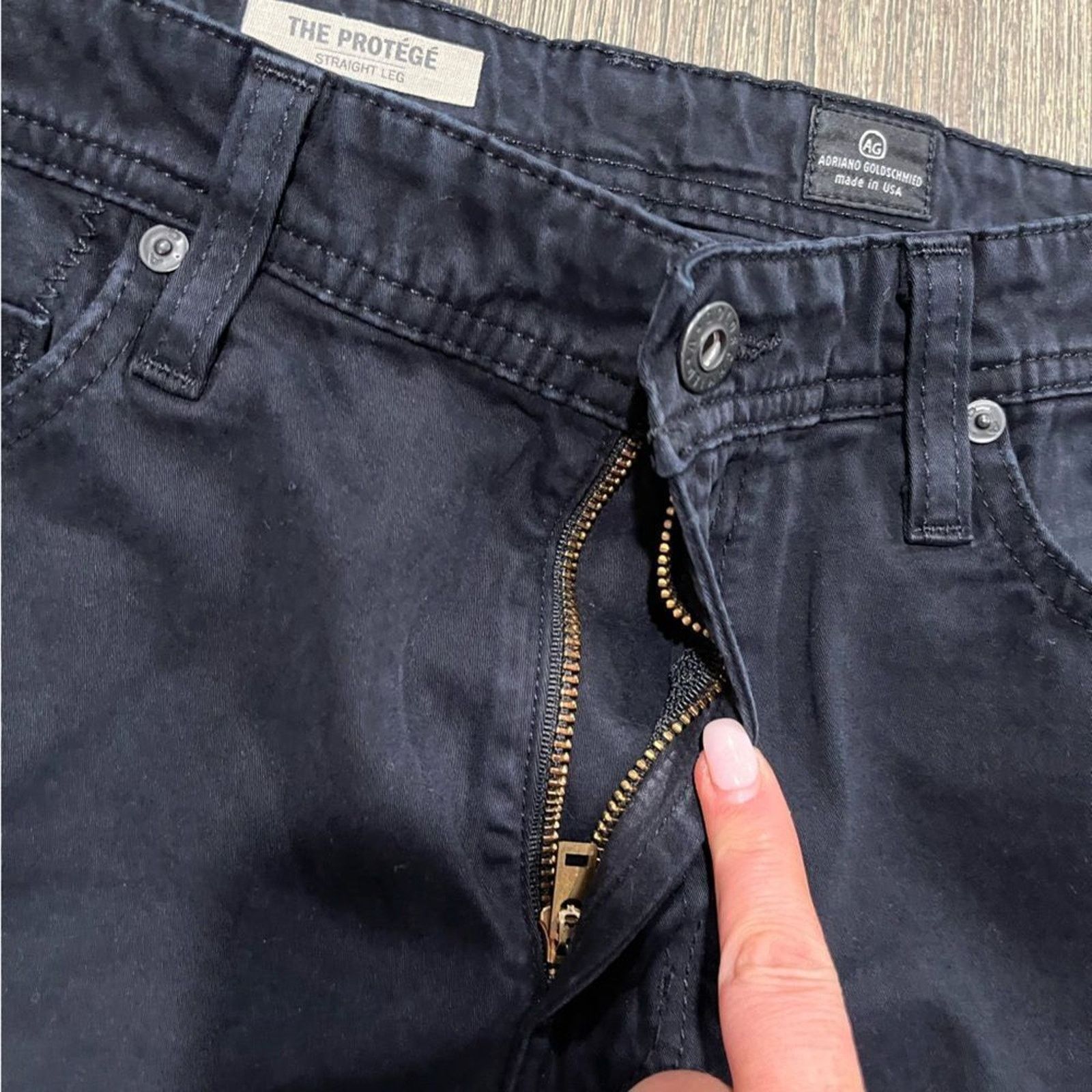 AG Adriano Goldschmied Ag Adriano Goldschmied The Protege Straight Leg Jeans Size US 33 - 7 Thumbnail
