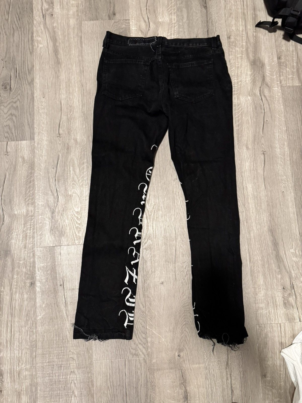 Other Chrome Heart Style Black Jeans Size US 34 / EU 50 - 2 Thumbnail