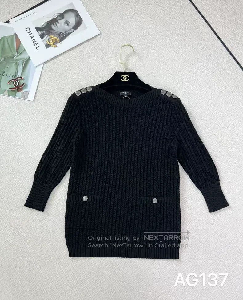 Other Chanel Button-knitted long sleeves Size XS / US 0-2 / IT 36-38 - 1 Thumbnail