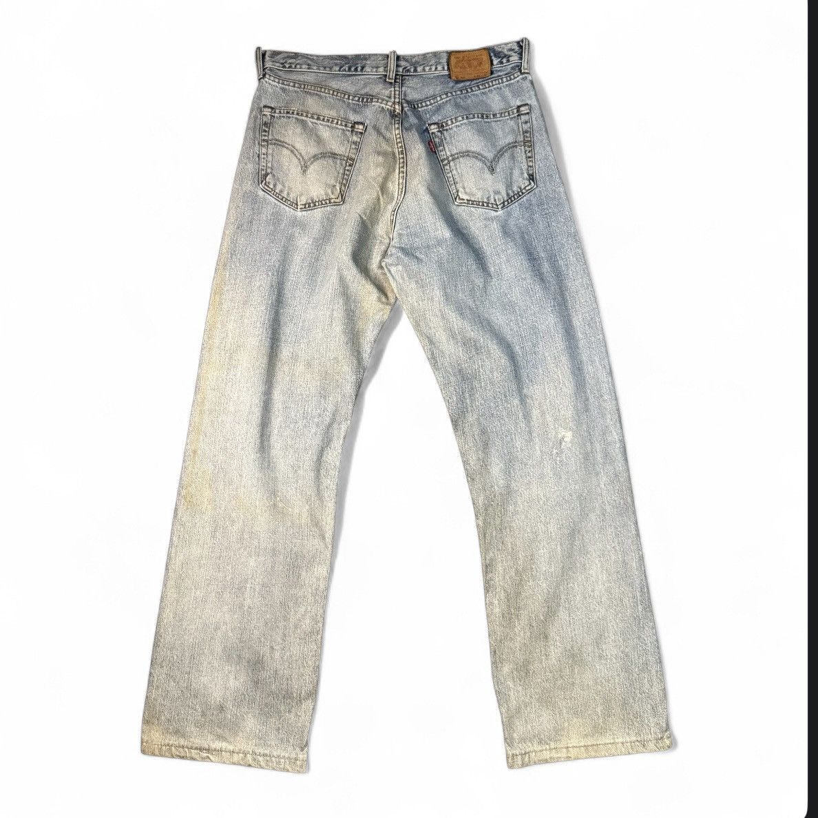 Levi's Vintage Clothing 🔥 Vintage Distressed Levis 503 Wideleg Denim Size US 34 / EU 50 - 2 Thumbnail
