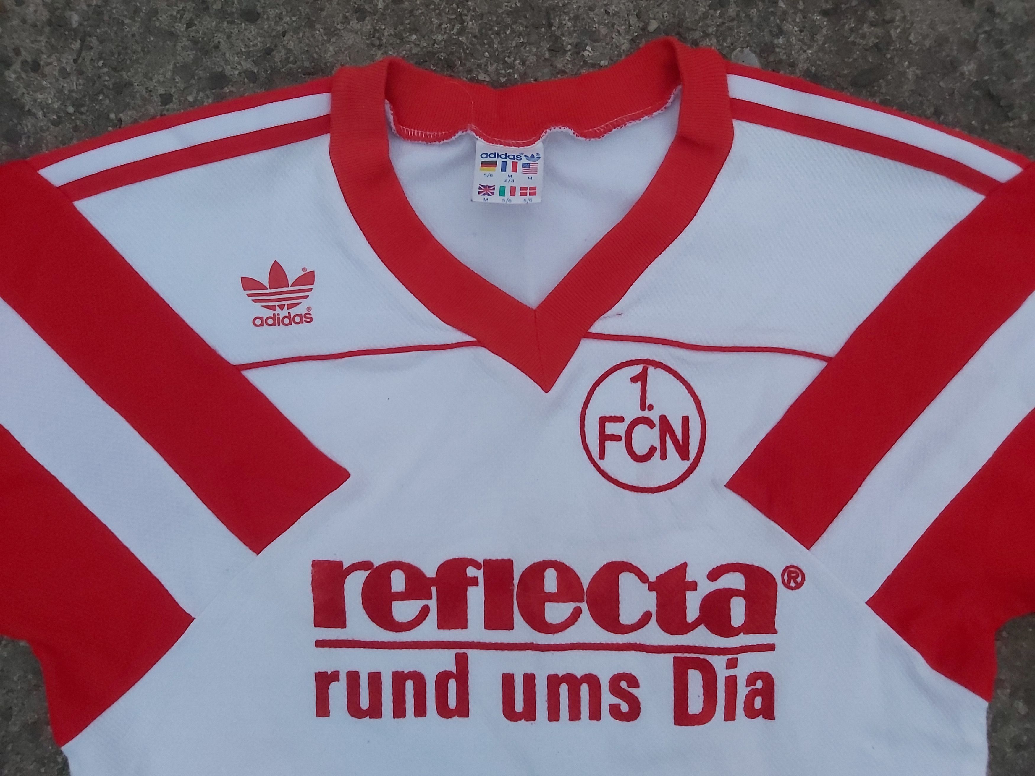 Adidas × Vintage Ultra rare 1989 -90 FC Nurnberg Away 2 Kit Vintage Jersey Size US M / EU 48-50 / 2 - 8 Thumbnail