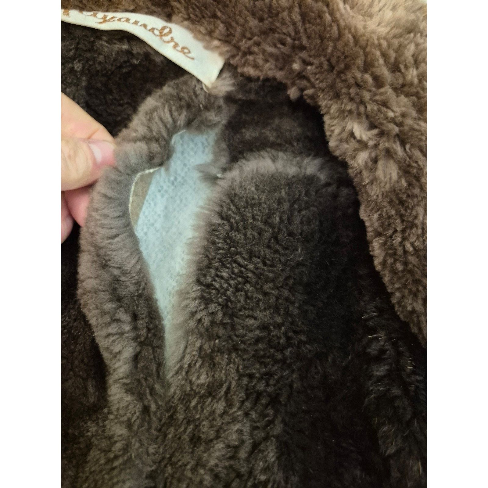 Vintage Alixandre Furs VTG Sheared Beaver Coated Canvas Long Fur Coa Size M / US 6-8 / IT 42-44 - 12 Thumbnail