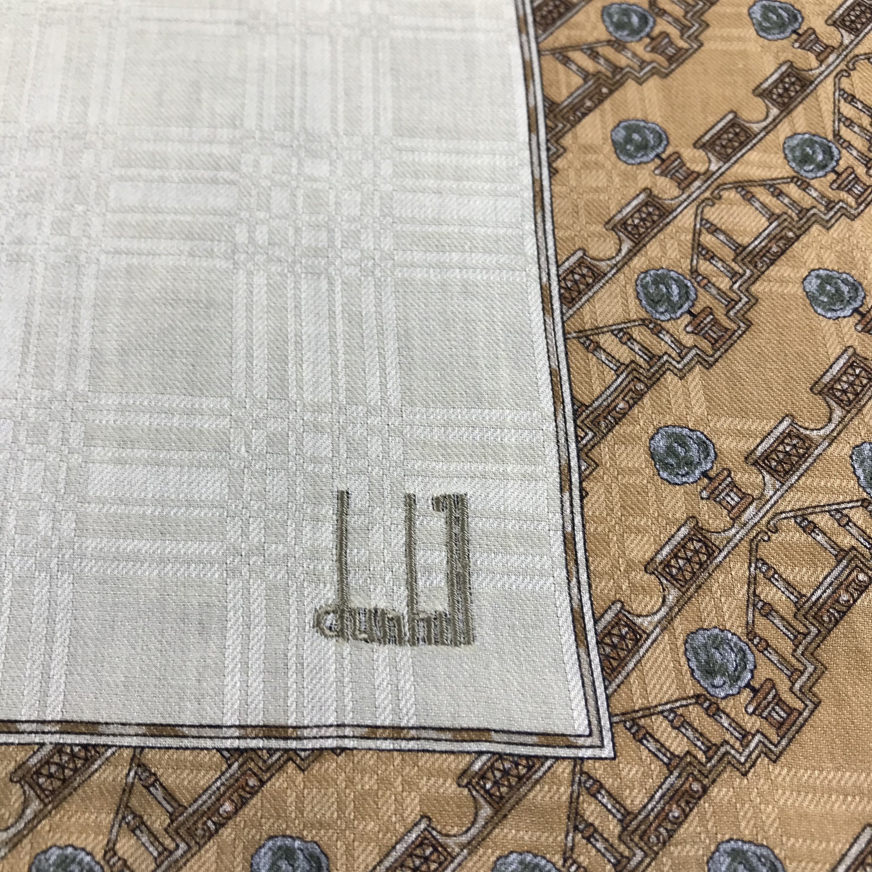 Alfred Dunhill Dunhill Handkerchief Neckerchief Bandana H329 Size ONE SIZE - 4 Thumbnail