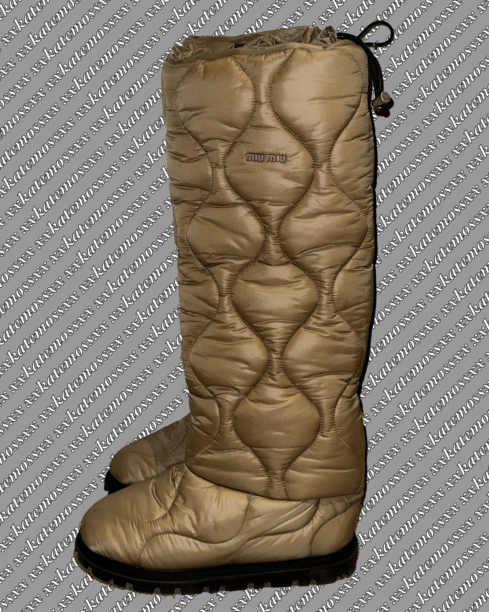 Miu Miu Miu Miu AW21 Runway Logo Snow Boots Size US 10 / IT 40 - 3 Thumbnail