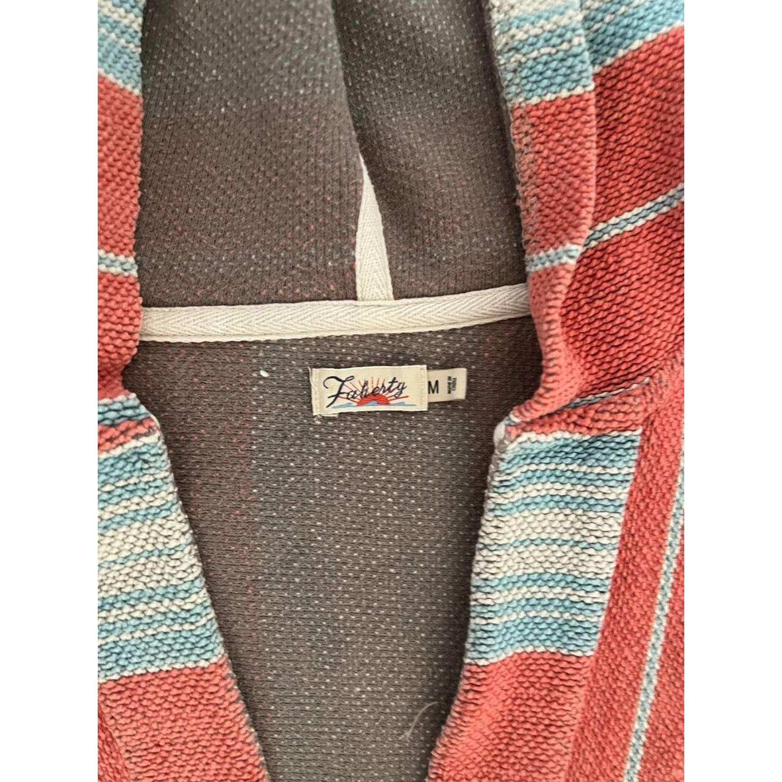Faherty Faherty Terry Baja Pullover Striped Medium A001888 Size US M / EU 48-50 / 2 - 7 Thumbnail