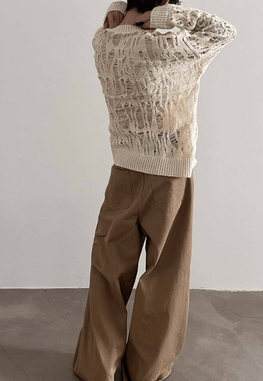 Other Men’s hollow knitted sweater Size US M / EU 48-50 / 2 - 6 Thumbnail
