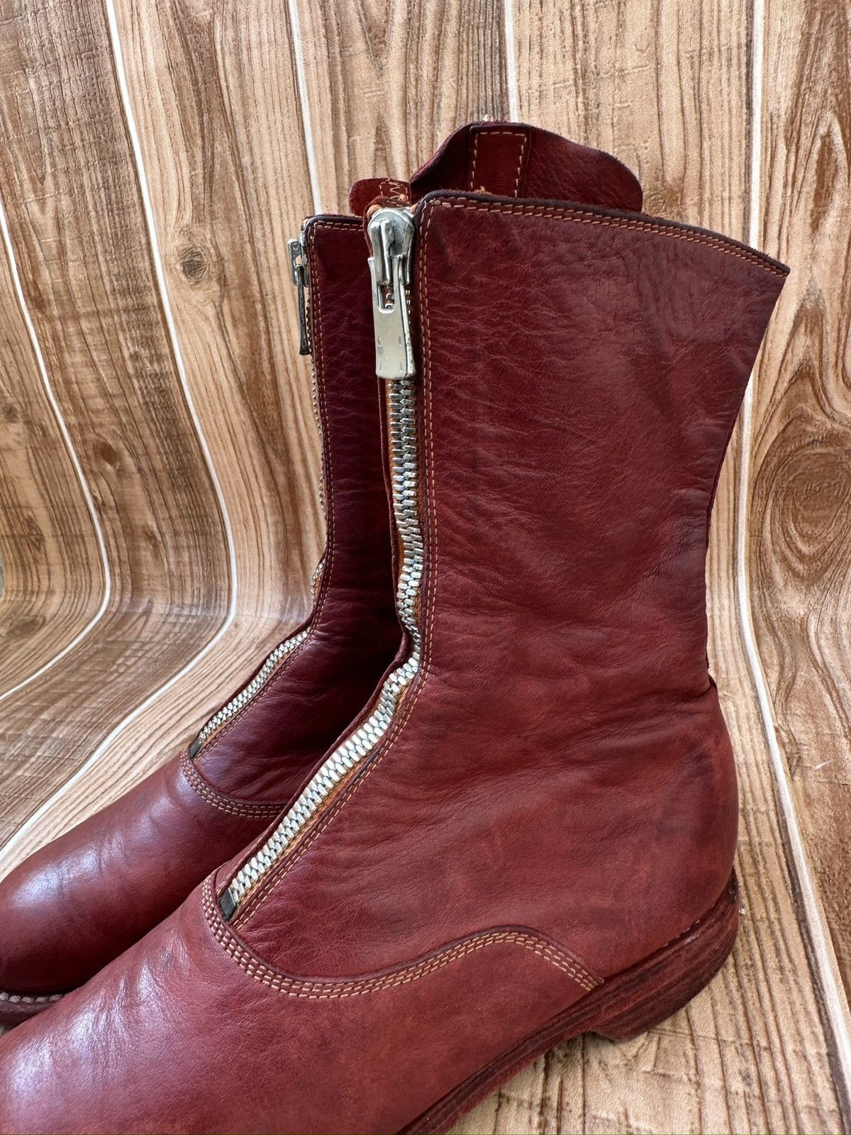 Guidi Guidi 310 Front-zip Soft Horse Leather Boots Size US 6.5 / IT 36.5 - 6 Thumbnail