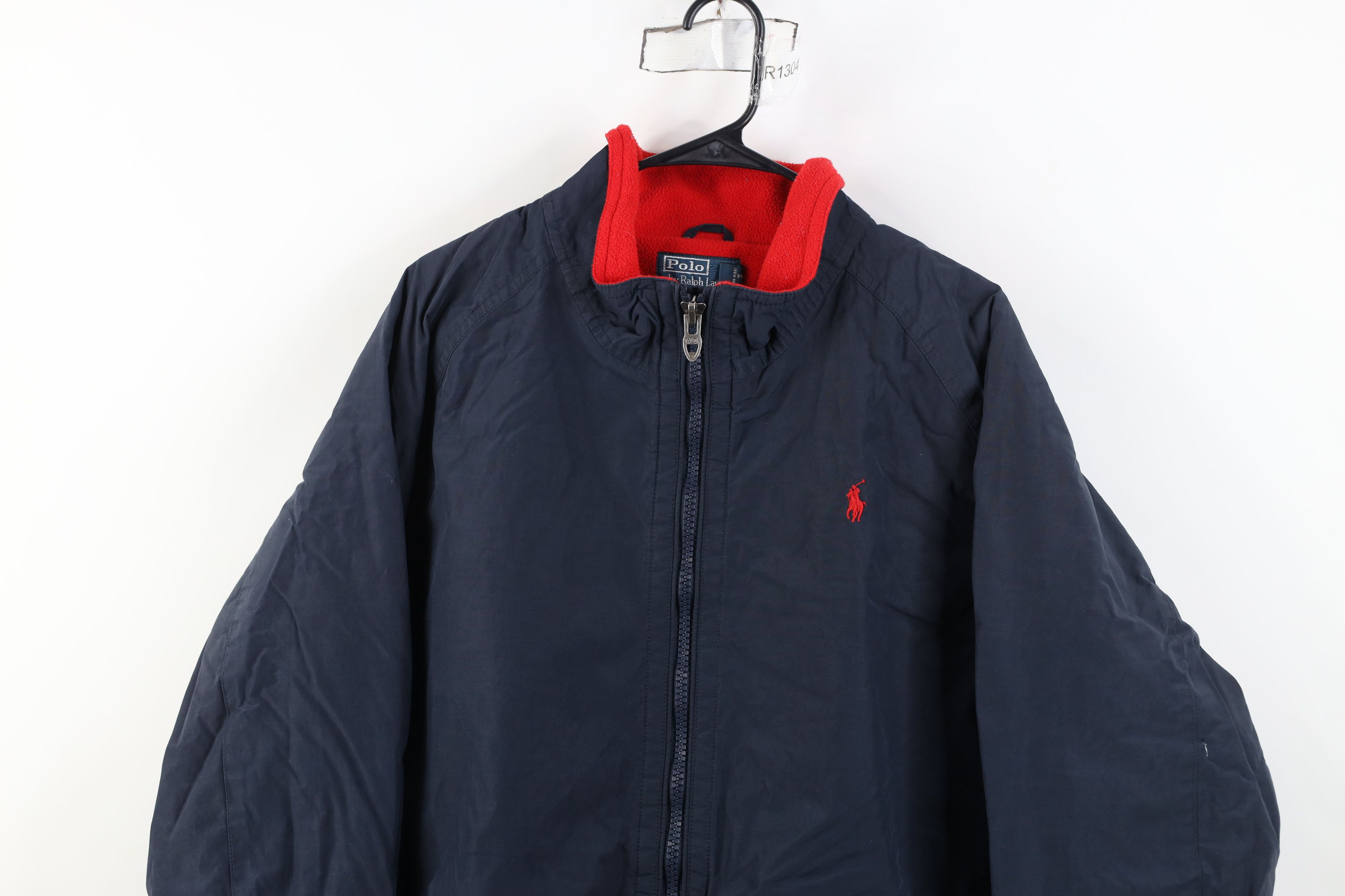 Ralph Lauren Vintage 80s 90s Ralph Lauren Lined Full Zip Jacket Blue Size US XL / EU 56 / 4 - 2 Thumbnail