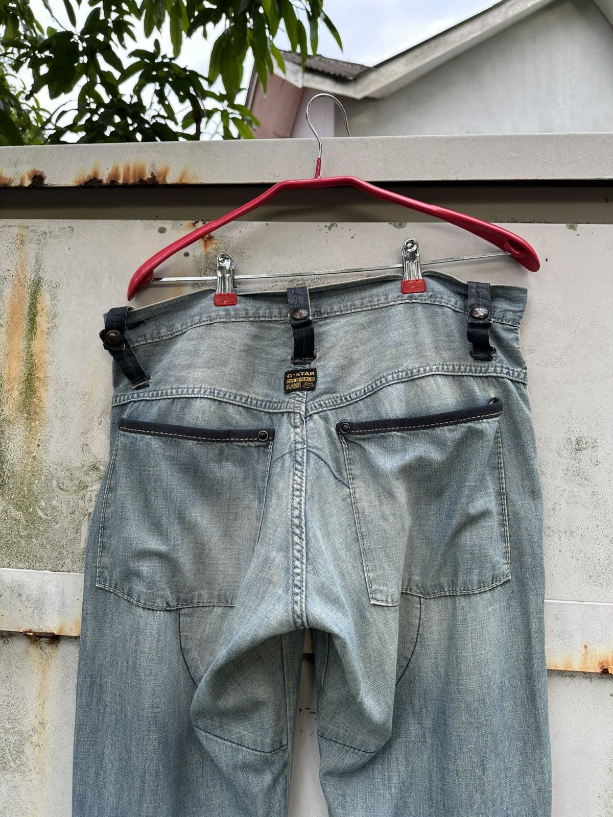 Vintage 👹Vintage G-Star Distressed Baggy Jeans Size US 32 / EU 48 - 8 Thumbnail