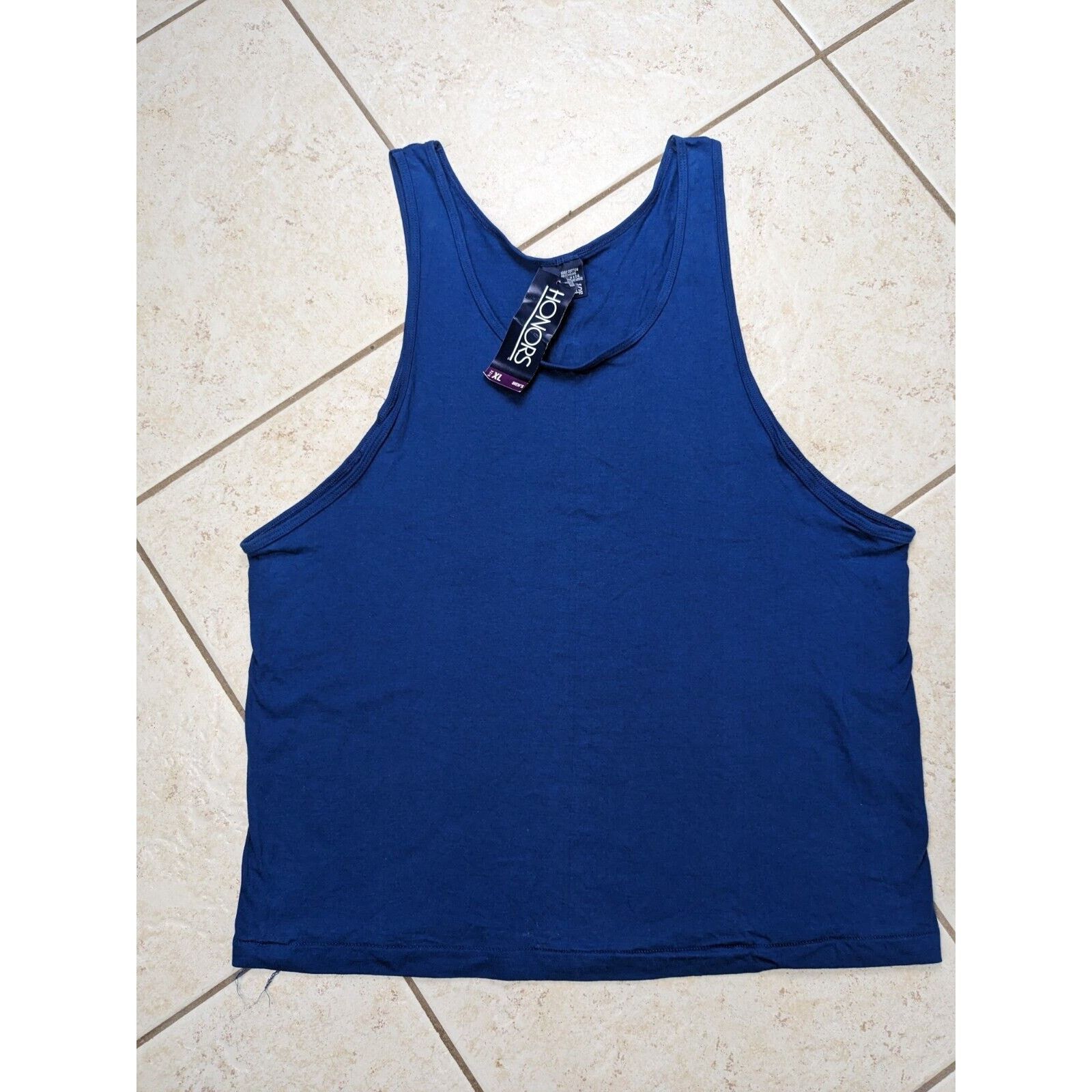 Other Vtg NWT 90s HONORS Single Stitch Blue Blank Tank Top XL USA Size US XL / EU 56 / 4 - 1 Thumbnail