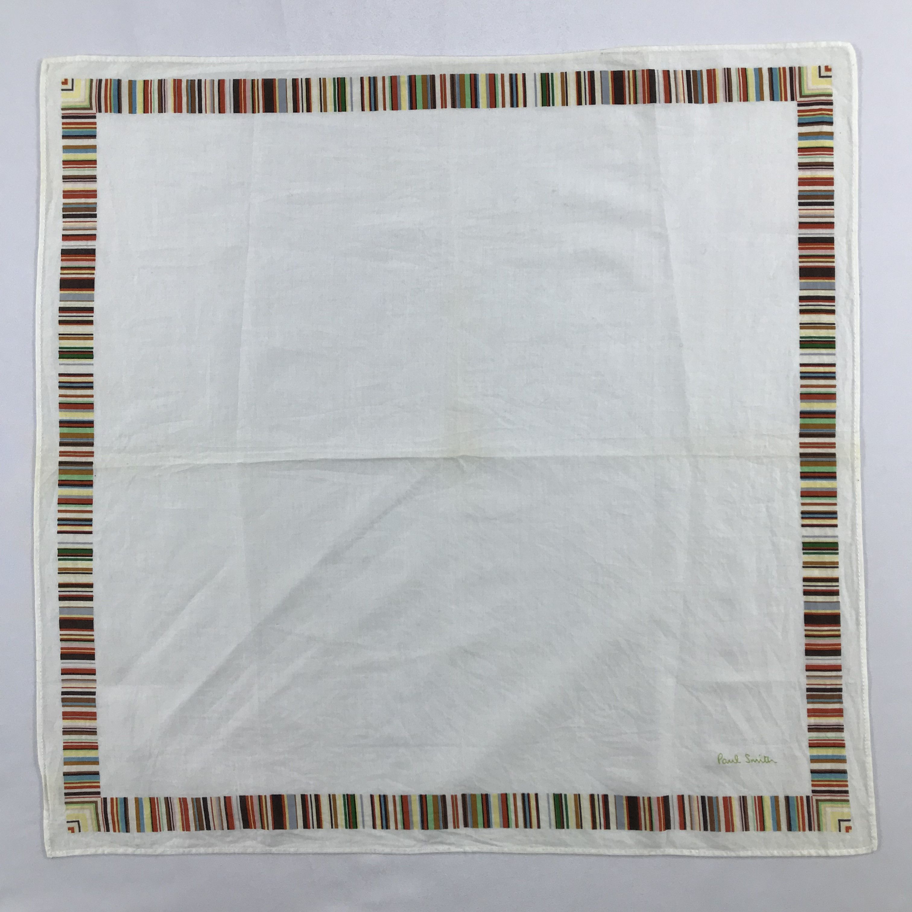 Paul Smith × Vintage Paul Smith Bandana / Handkerchief / Neckerchief - S2318 Size ONE SIZE - 1 Thumbnail