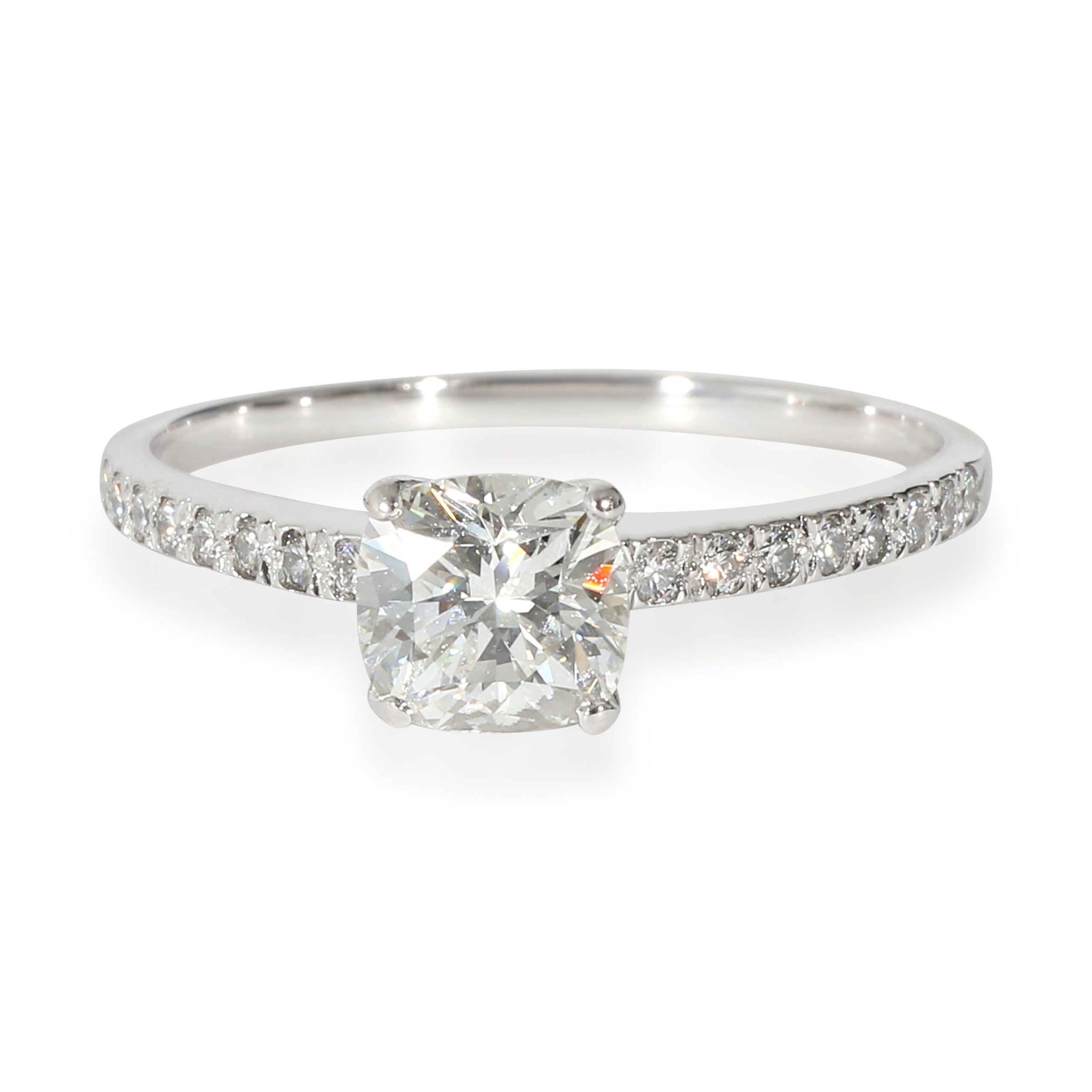 Tiffany & Co. Novo Diamond Engagement Ring in Platinum G VS2 1.21 CTW