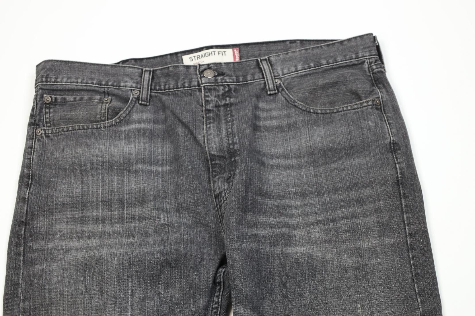 Levi's Vintage Y2K Levis 505 Fit Straight Leg Denim Jeans Black Size US 40 / EU 56 - 2 Thumbnail