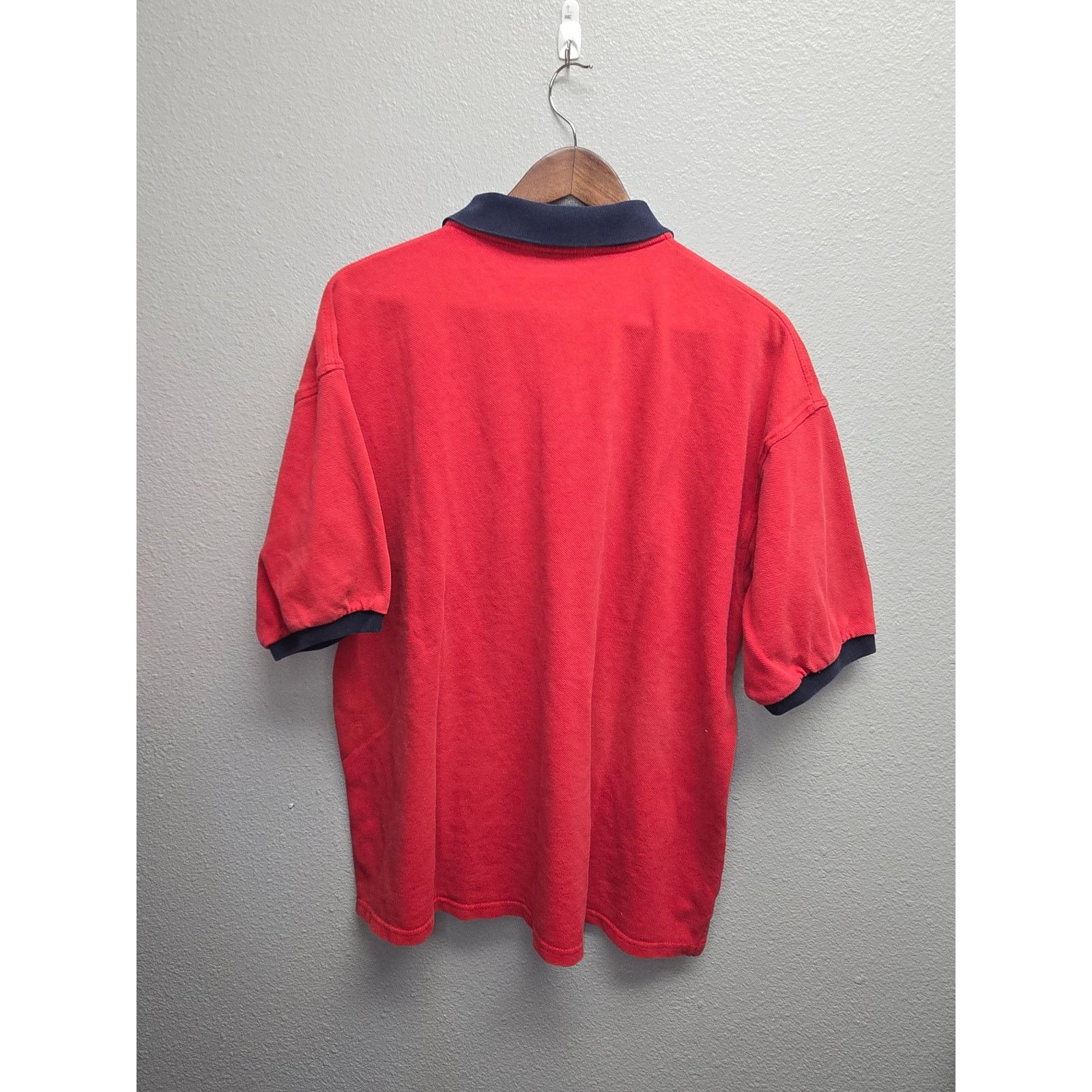Vintage BMW Red Polo Woodbrook Embroidered Motorcycle Center Shirt Size US XL / EU 56 / 4 - 4 Thumbnail