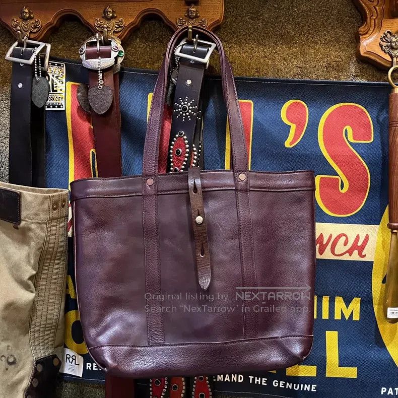 RRL Ralph Lauren RRL Ralph Lauren Old rare purple tote bag Size ONE SIZE - 1 Thumbnail