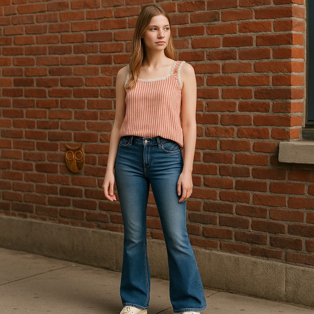 Other Bridge by Gly High waisted Flare Leg Size 23" - 1 Thumbnail