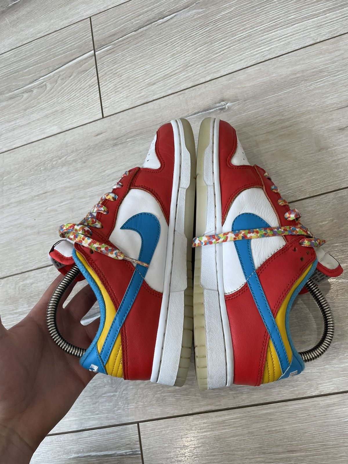 Nike Size 6 - Nike Dunk Low x LeBron James x Fruity Pebbles Red6 Size US 6 / IT 36 - 4 Thumbnail