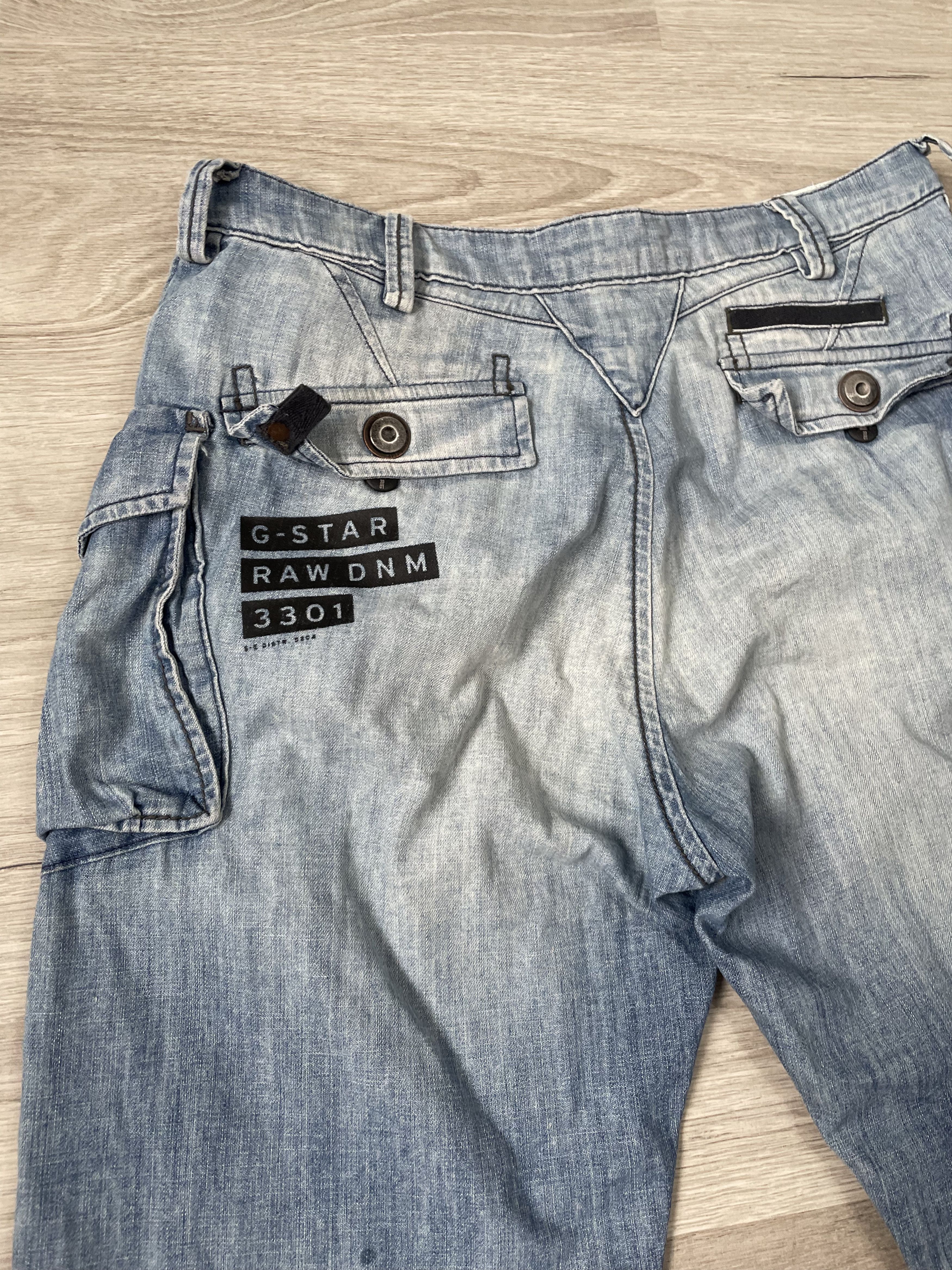 G-Star × Vintage MENS BLUE JEANS RARE G STAR RAW Size US 33 - 11 Thumbnail