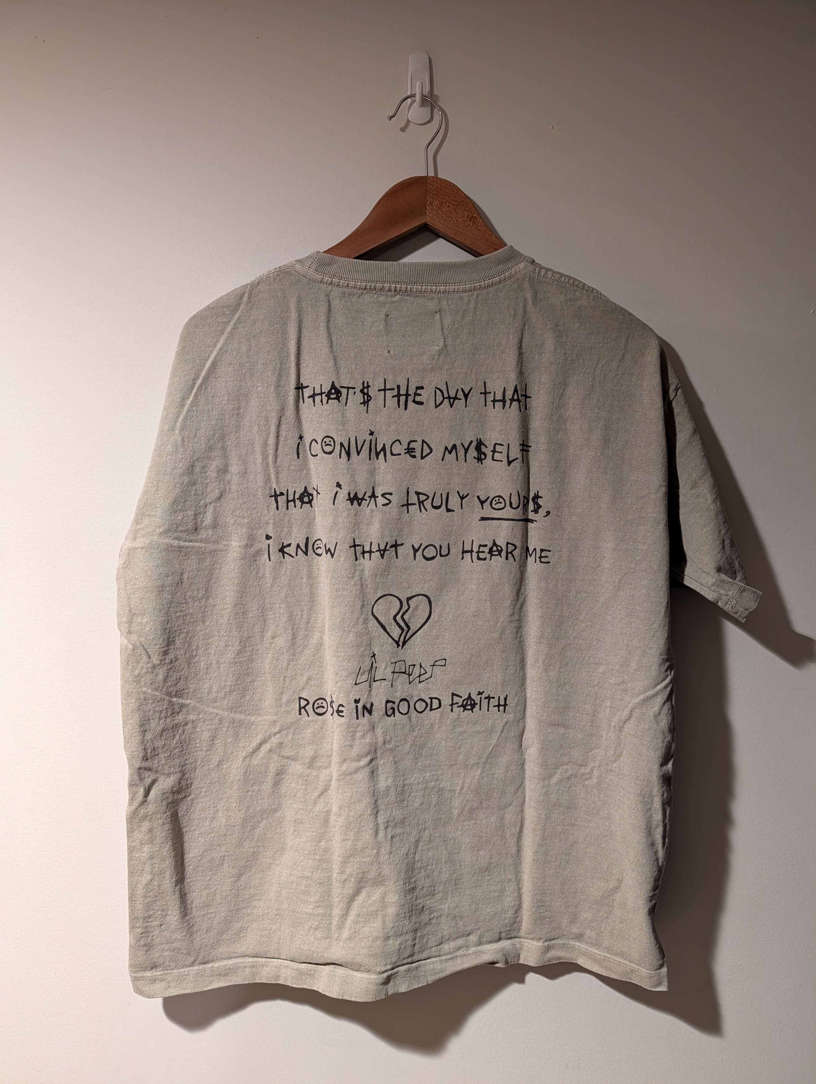 Lil Peep Lil Peep RIGF Green Peace Rose in Good Faith Large T-Shirt Size US L / EU 52-54 / 3 - 5 Thumbnail