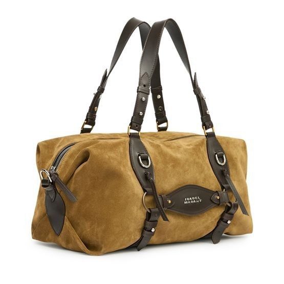 Isabel Marant ISABEL MARANT Tilpa Taupe Beige Suede Handbag New & Authenti Size ONE SIZE - 2 Thumbnail