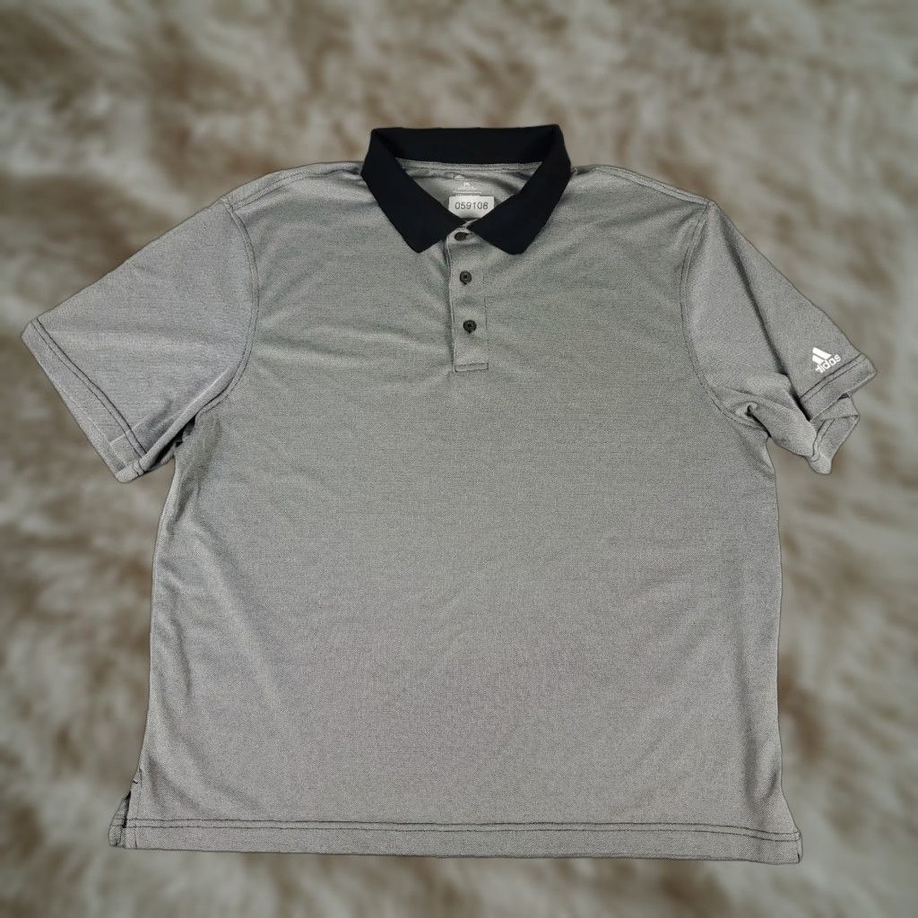 Adidas Adidas Polo Shirt Mens 2XL Gray Golf Casual Short Sleeve Polo Shirt Mens 2XL Gray Adidas Size US XXL / EU 58 / 5 - 1 Thumbnail