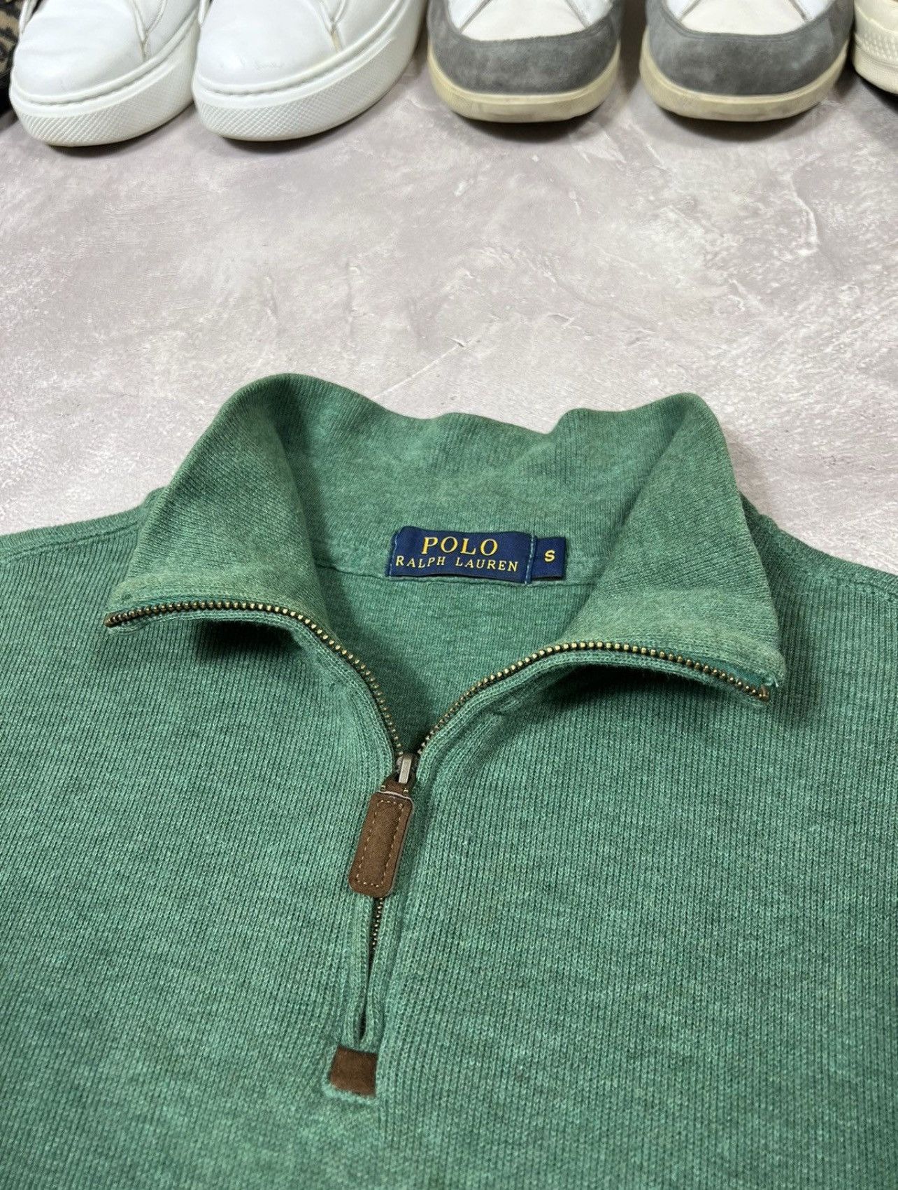 Vintage Vintage Polo Ralph Lauren 1/3 zip Pullover Size US S / EU 44-46 / 1 - 3 Thumbnail