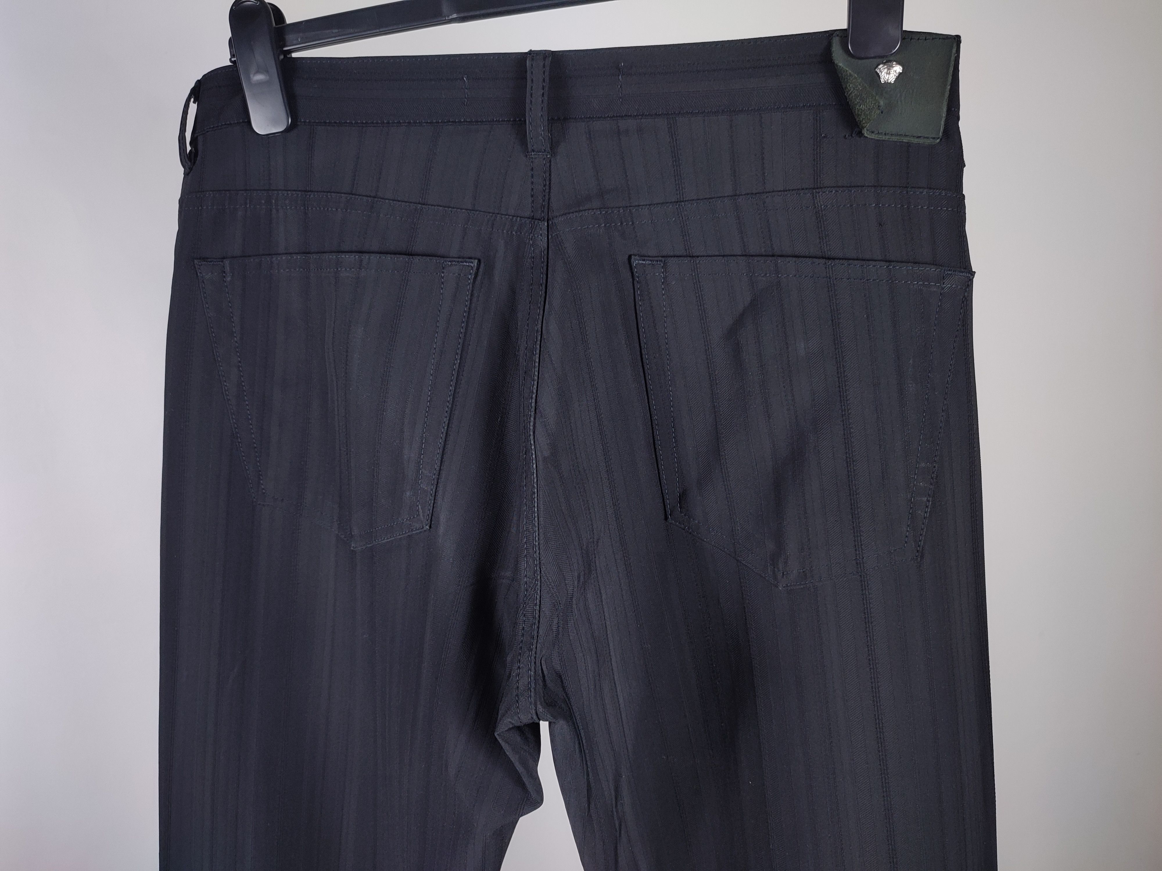 Versace Versace Vintage Striped Stretchy Trousers Pants Size US 36 / EU 52 - 13 Thumbnail