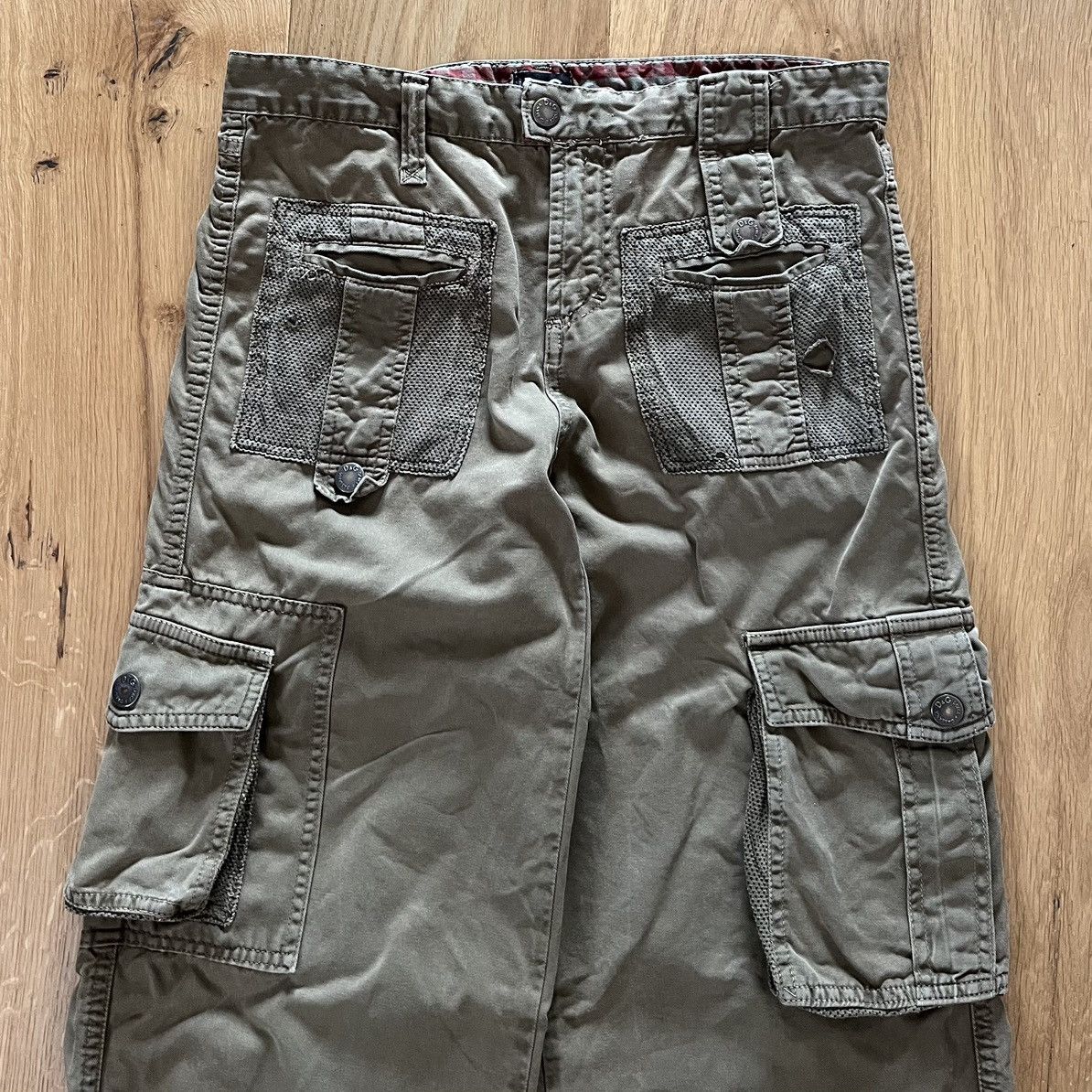 Dolce & Gabbana Dolce & Gabbana S/S03 Bootcut Hunting Cargo Pants Size US 29 - 4 Thumbnail