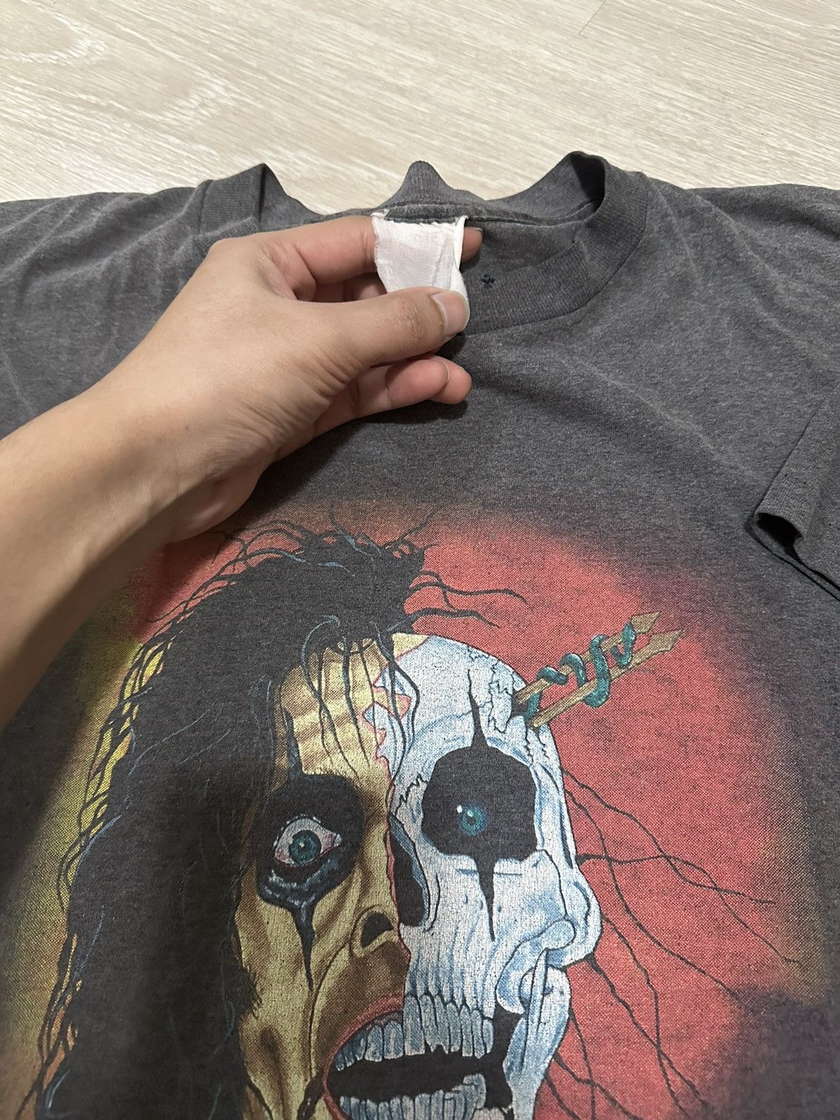 Band Tees × Vintage 1989 Alice cooper Size US S / EU 44-46 / 1 - 3 Thumbnail