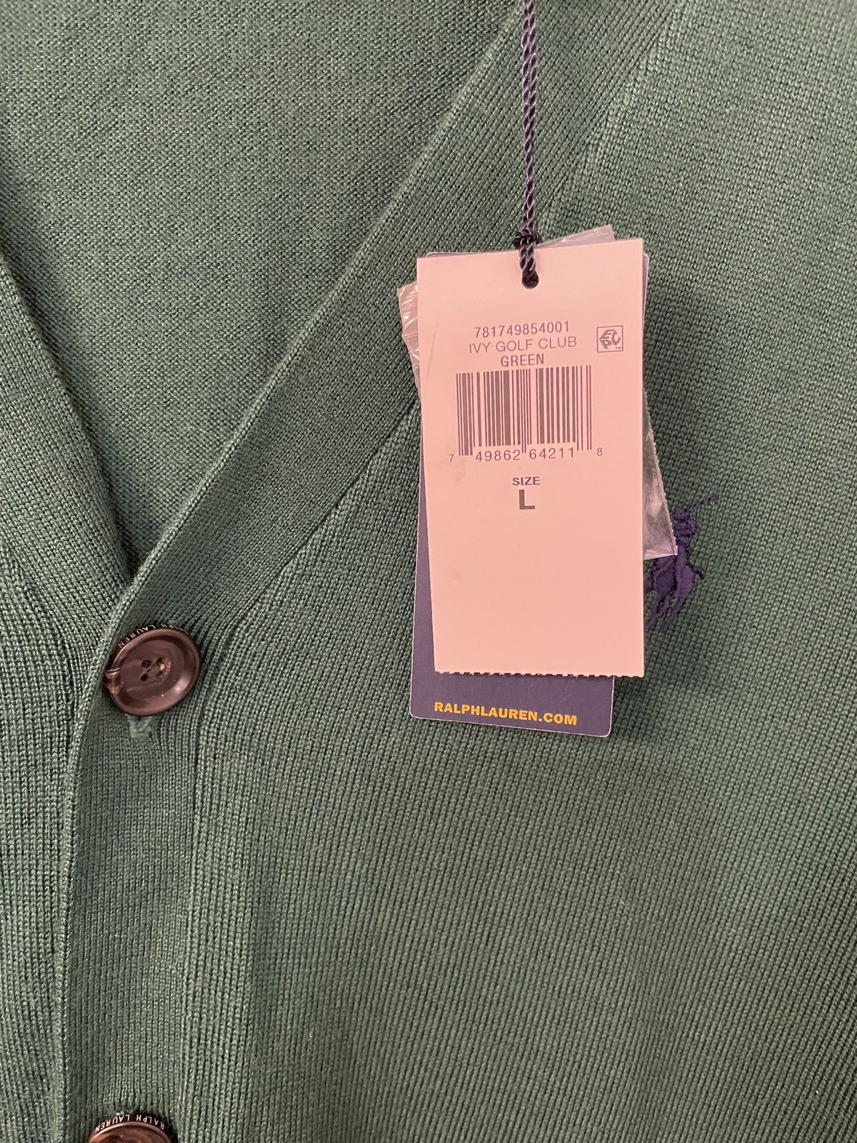 Malbon × Ralph Lauren Ralph Lauren Malbon Cardigan Size US L / EU 52-54 / 3 - 3 Thumbnail