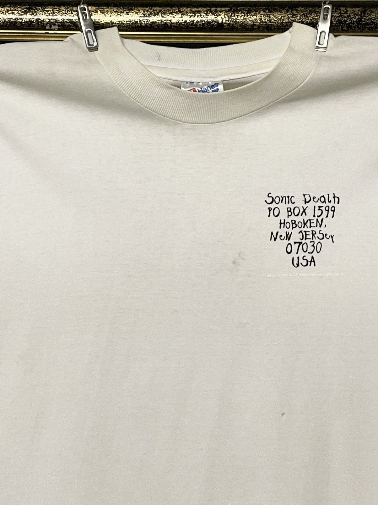 Vintage Vintage 1993 Sonic Youth Sonic Death Fanzine#3 Rare Find Tee Size US M / EU 48-50 / 2 - 12 Thumbnail