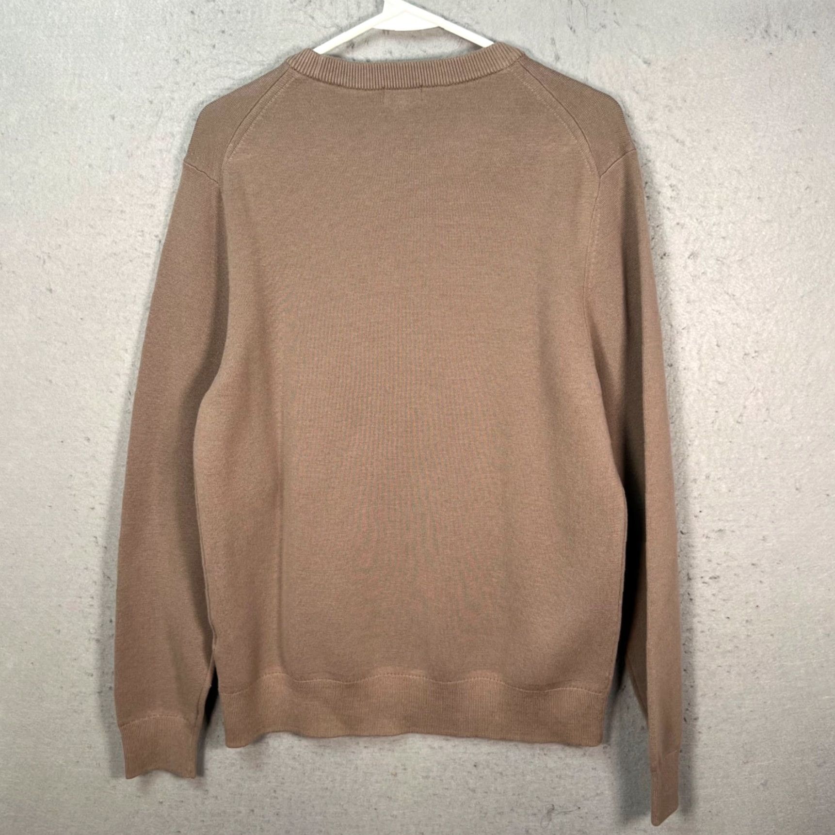Uniqlo Uniqlo Mens Size Medium Brown Crewneck Sweater Pullover Cotton Blend Size US M / EU 48-50 / 2 - 2 Thumbnail
