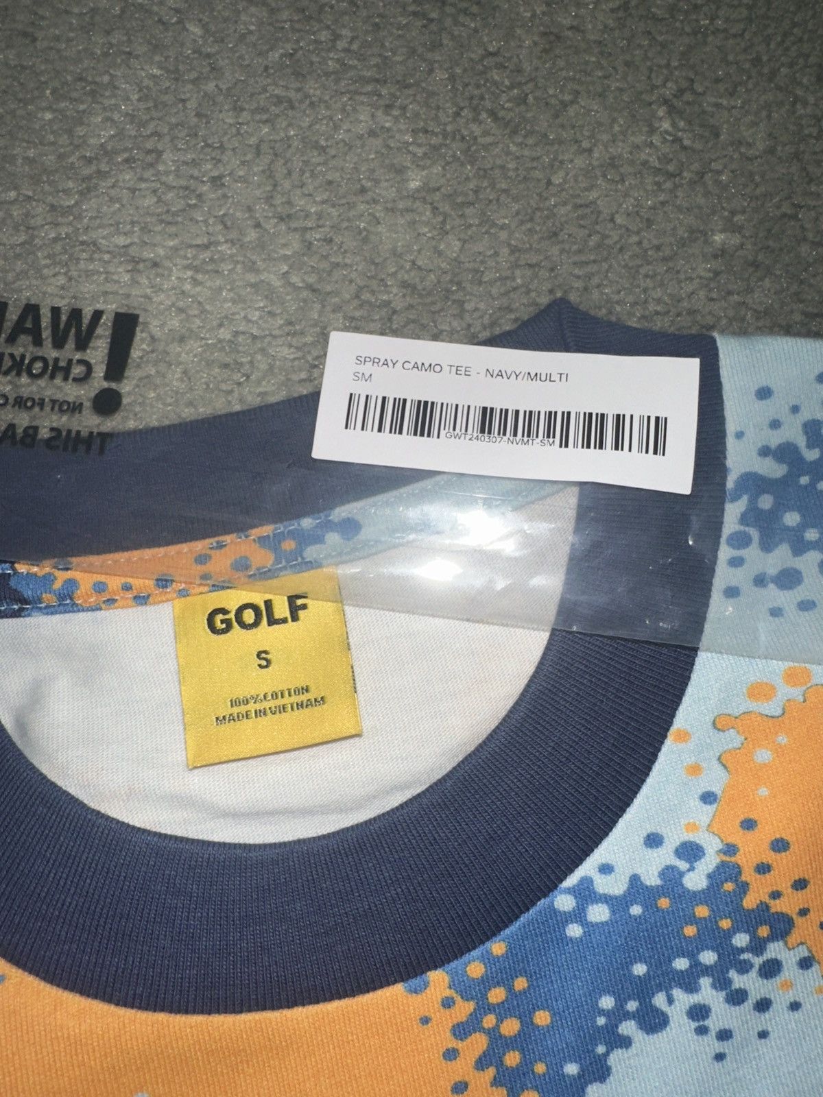 Golf Wang Orange & Blue Camo Golfwang t-shirt Size US S / EU 44-46 / 1 - 3 Thumbnail