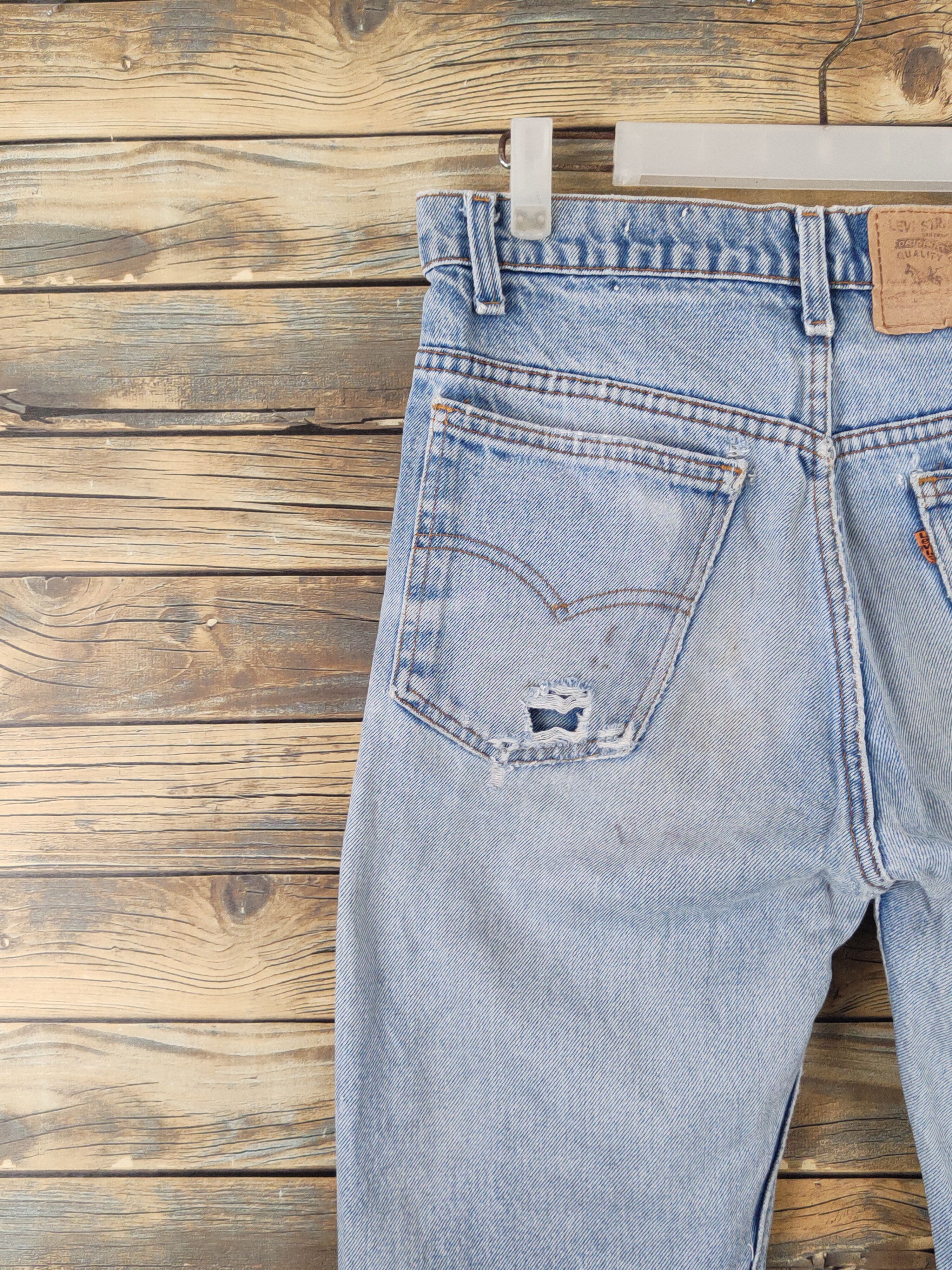 Levi's Levi's orange tag vintage Ripped denim Jeans #W1868 Size US 30 / EU 46 - 9 Thumbnail