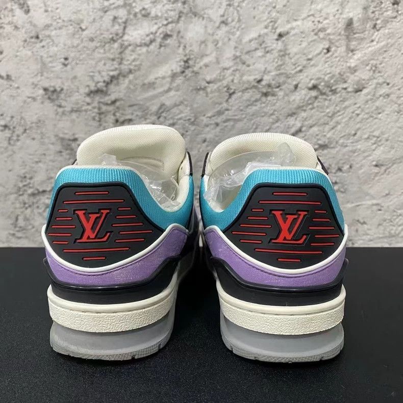 Louis Vuitton Louis Vuitton LV Trainer Sneakers in Macaron Purple-2507 Size US 8 / IT 38 - 3 Thumbnail