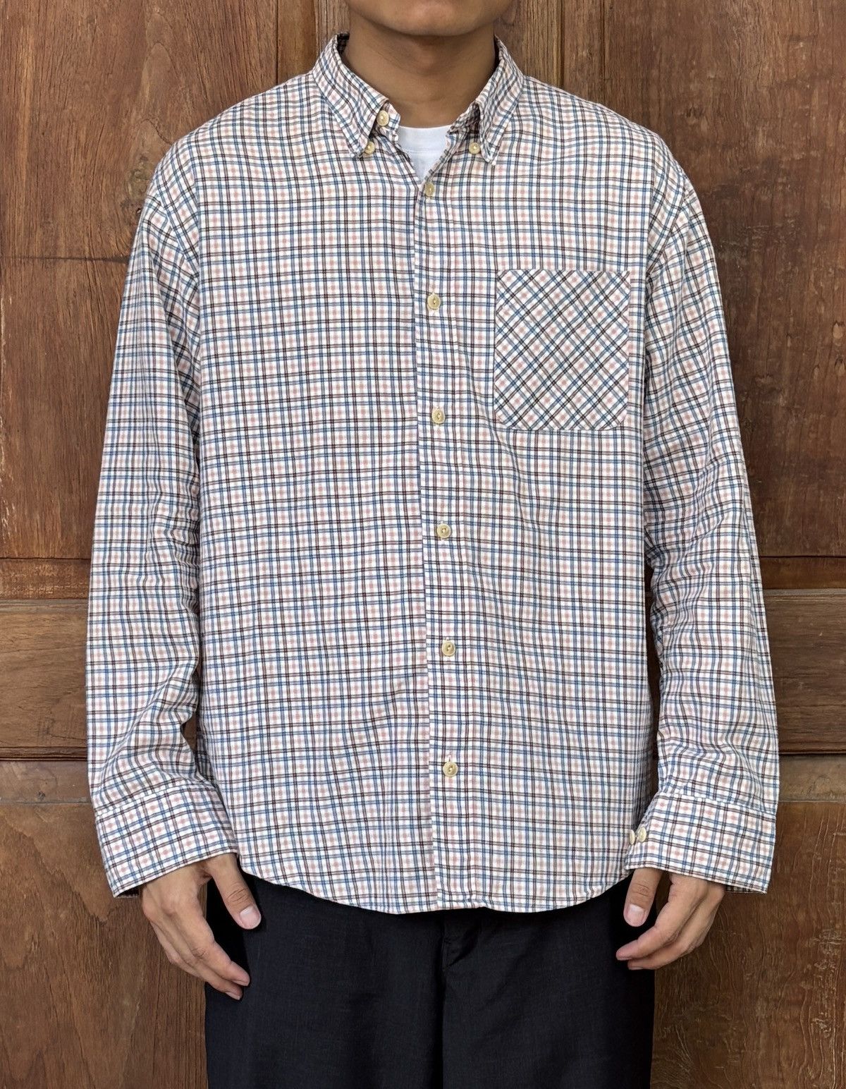 Visvim FREE TAX! Plaid Cotton Shirt Size US S / EU 44-46 / 1 - 1 Thumbnail