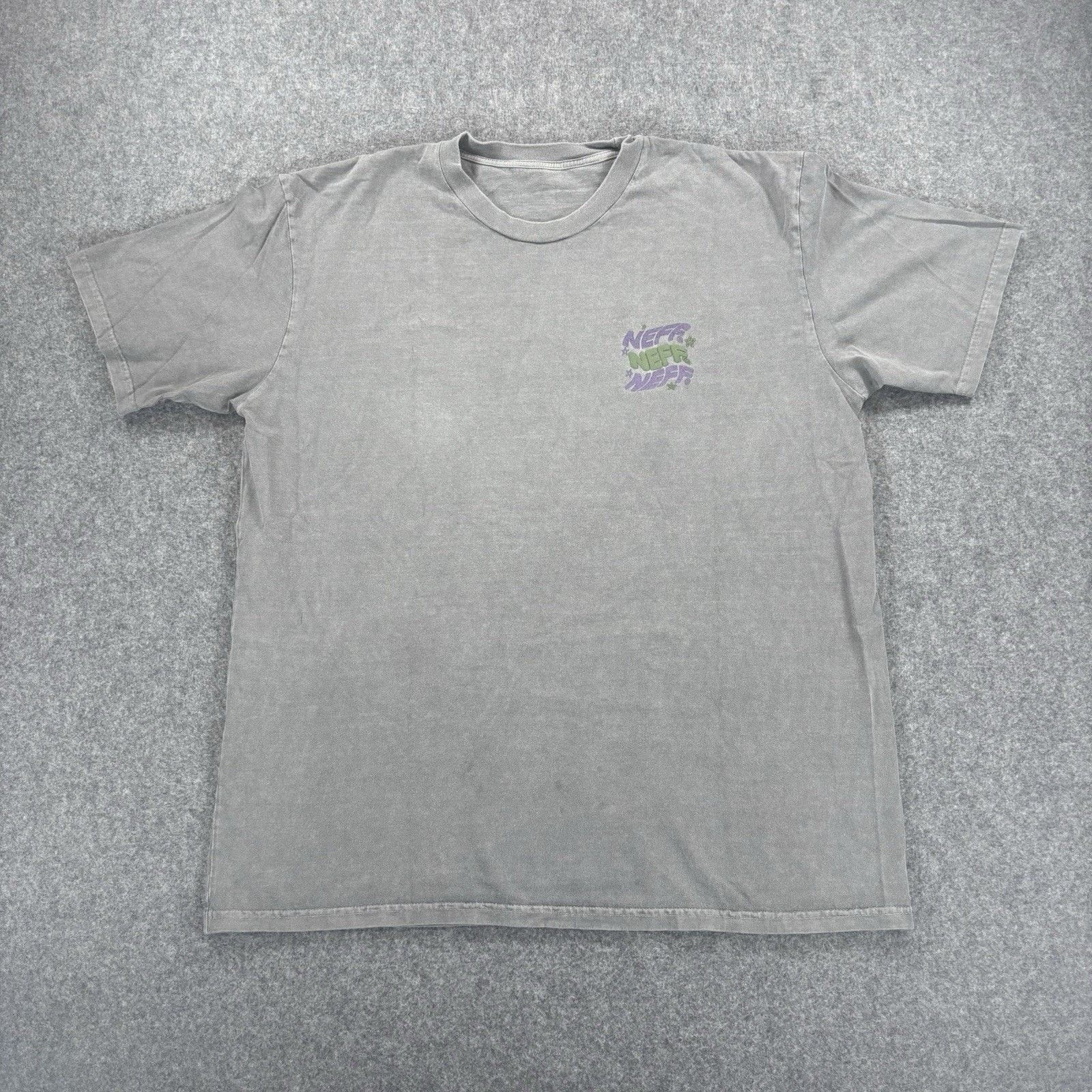 NEFF Neff Magic Moments Graphic T-Shirt Mens XXL Gray Wash Size US XXL / EU 58 / 5 - 4 Thumbnail