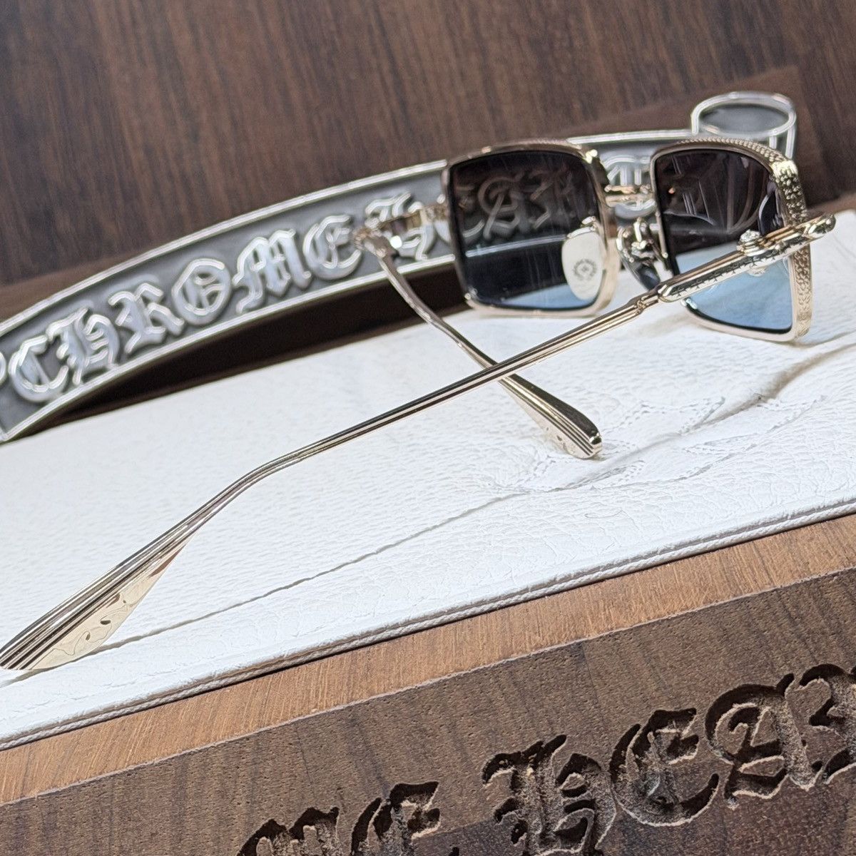 Chrome Hearts Chrome Hearts Buckle Rider 1/1 Sunglasses Size ONE SIZE - 10 Thumbnail