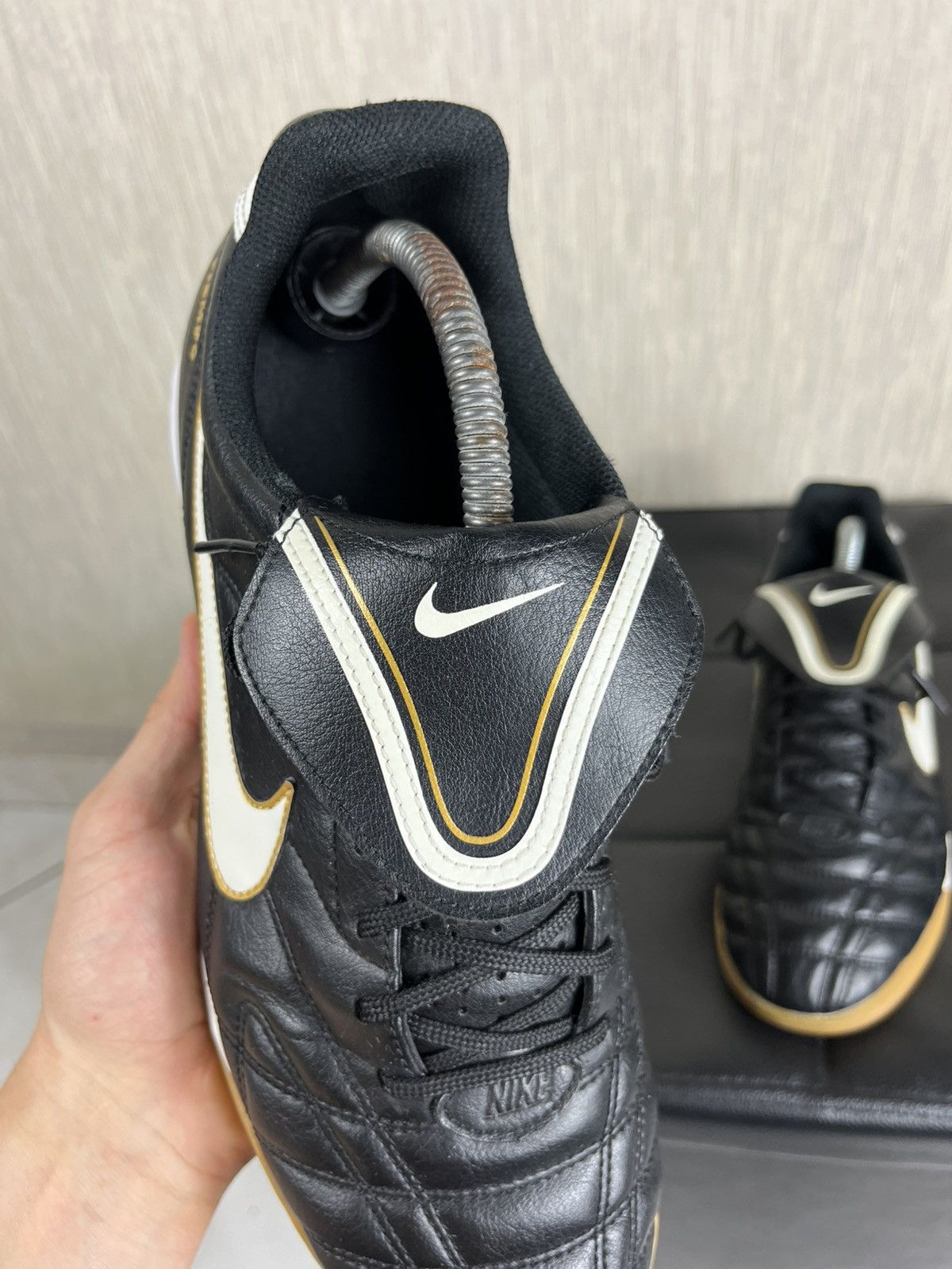 Nike × Vintage Vintage Nike Tiempo y2k soccer shoes Ronaldinho bloke core Size US 9.5 / EU 42-43 - 10 Thumbnail