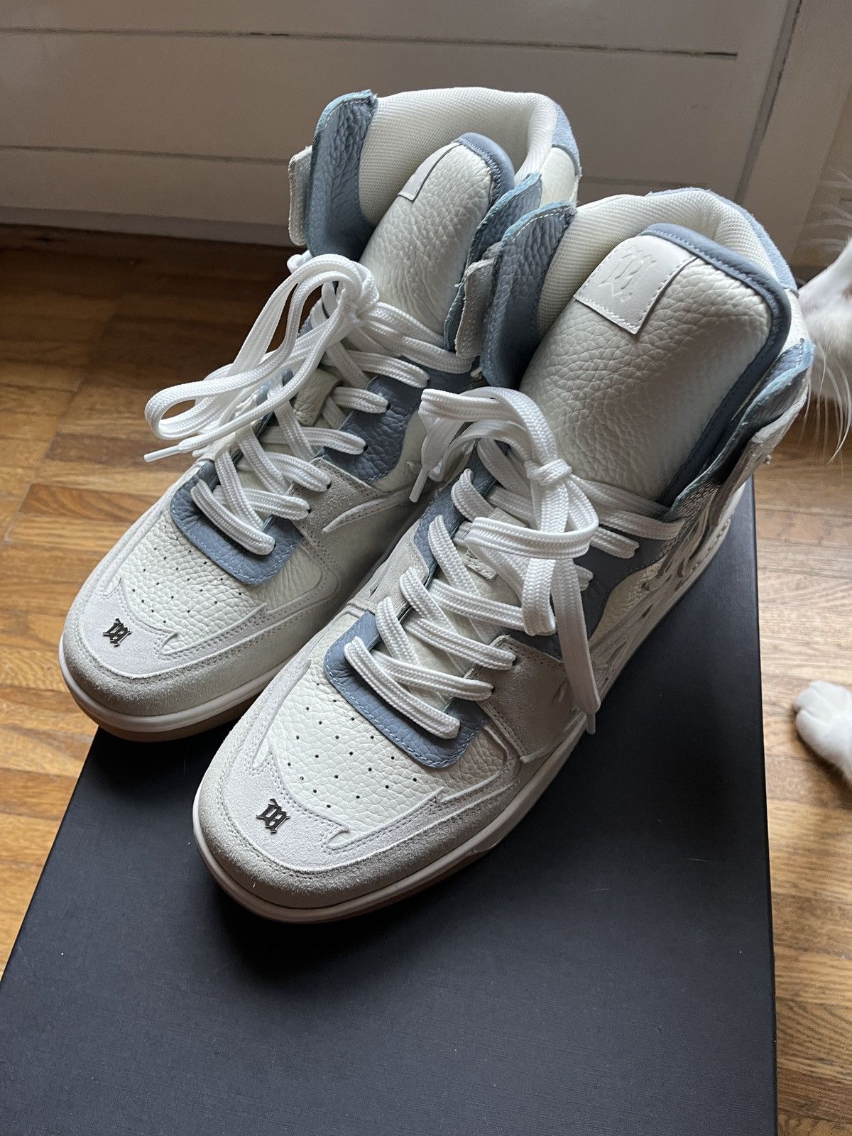 Misbhv Never-Worn MISBHV High Top, Blue White, Size EU 40, US 9.5 Size US 9.5 / IT 39.5 - 2 Thumbnail