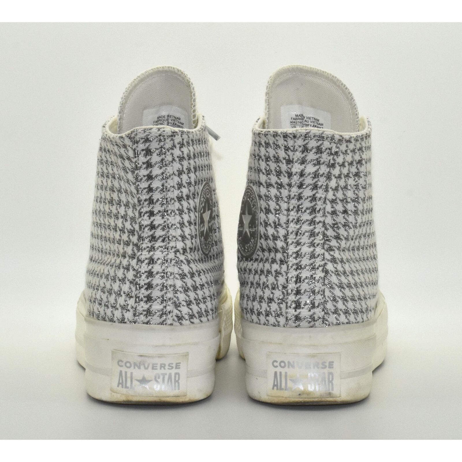Converse CONVERSE CHUCK TAYLOR SilverEgret Houndstooth Sneakers Sz 6 Size US 4 / IT 34 - 5 Thumbnail