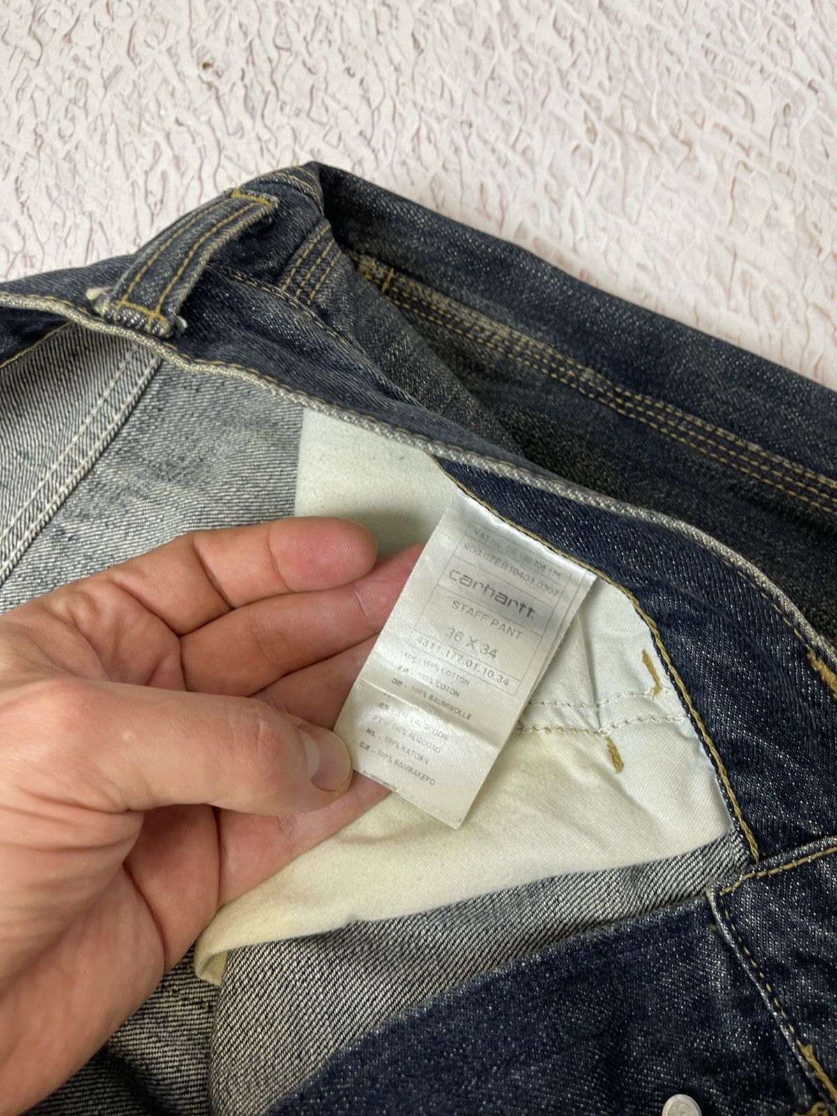 Carhartt Carhartt Staff pant vintage denim jeans bootcut Size US 36 / EU 52 - 9 Thumbnail