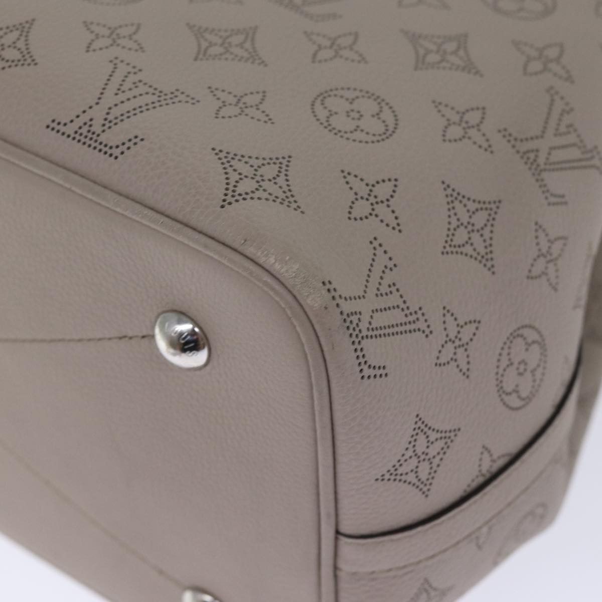 Louis Vuitton LOUIS VUITTON Monogram Mahina Blossom MM Tote Bag Galle Size ONE SIZE - 9 Thumbnail
