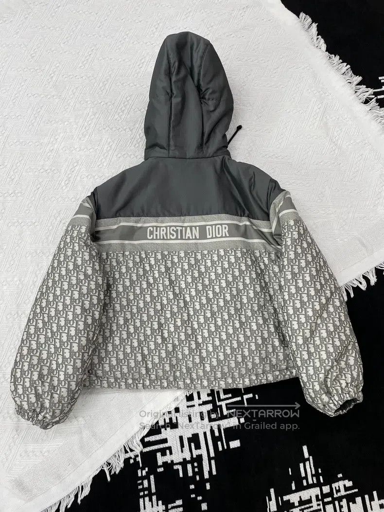 Dior Dior Cotton jacket with printed logo on both sides Size XS / US 0-2 / IT 36-38 - 2 Thumbnail