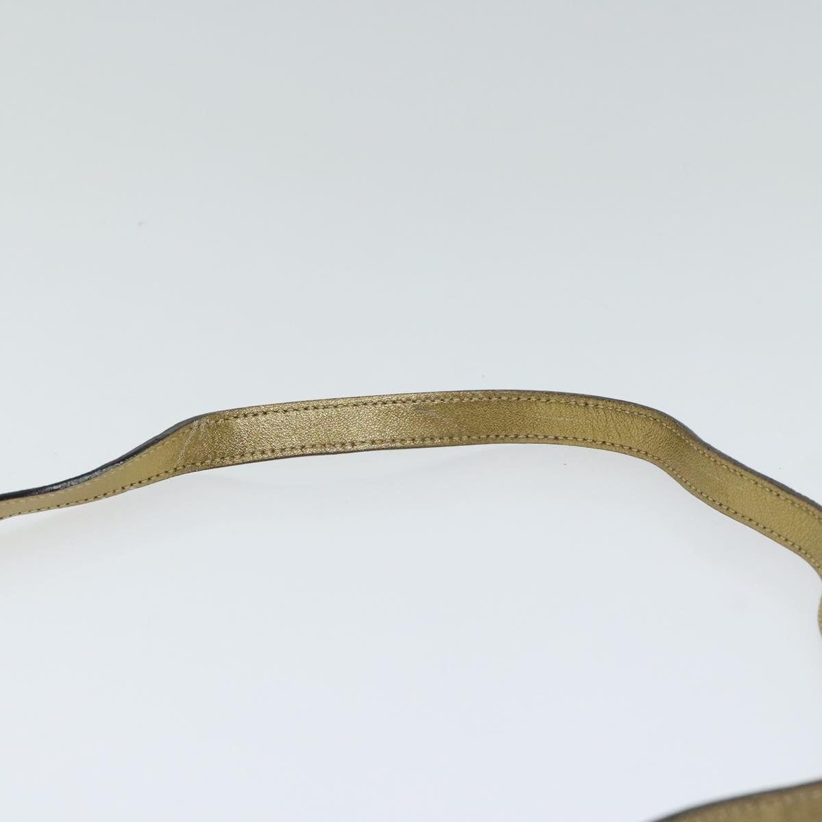 Salvatore Ferragamo Salvatore Ferragamo Gancini Shoulder Bag Leather Gold Size ONE SIZE - 8 Thumbnail