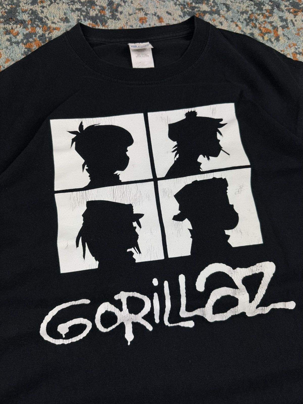 Band Tees Vintage 00s Gorillaz demon days merch graphic band tee Size US S / EU 44-46 / 1 - 4 Thumbnail