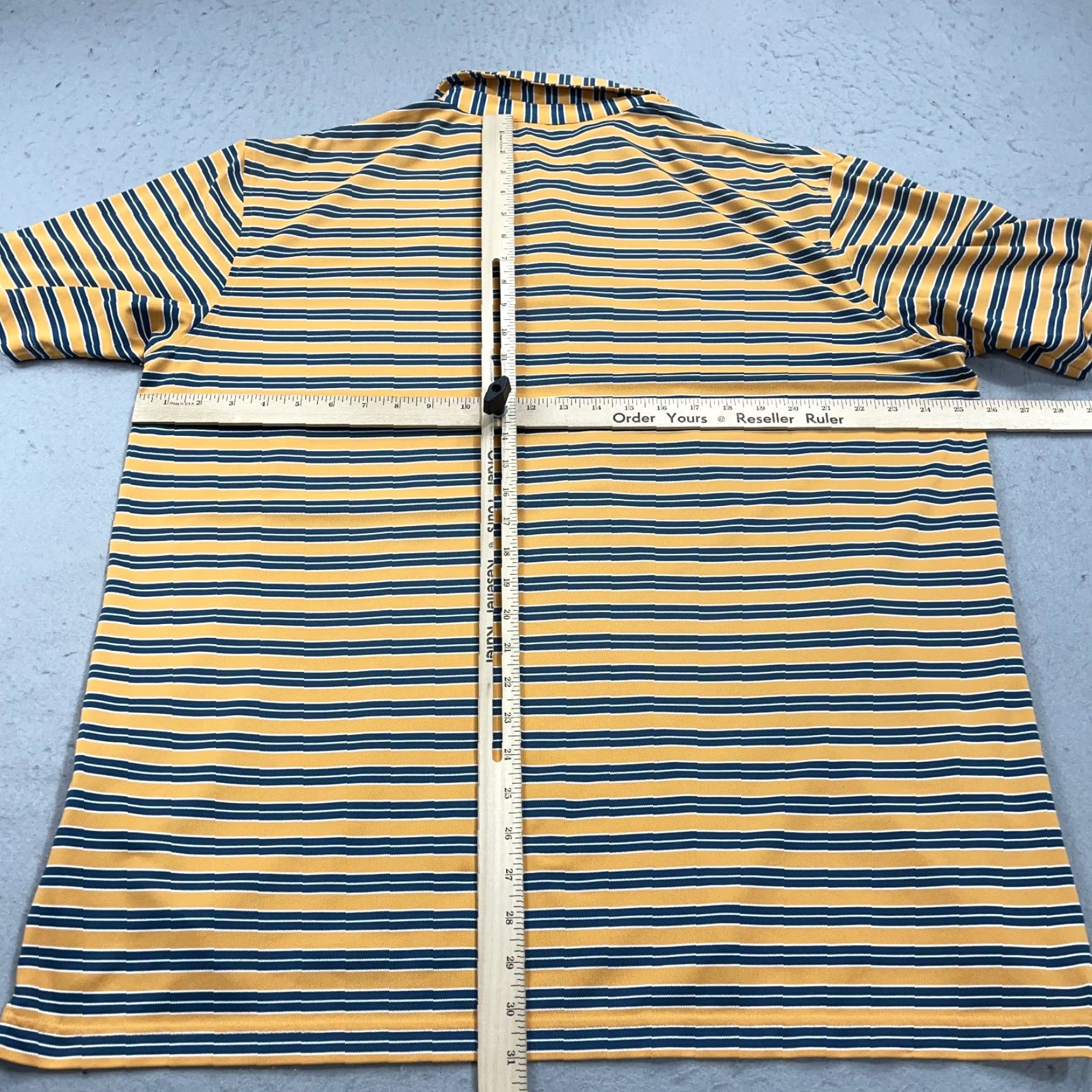 Peter Millar Peter Millar Summer Comfort Polo Shirt Mens XL Orange Striped Performance Golf Sports Classic Preppy Casual Sleeveless? Size US XL / EU 56 / 4 - 6 Thumbnail