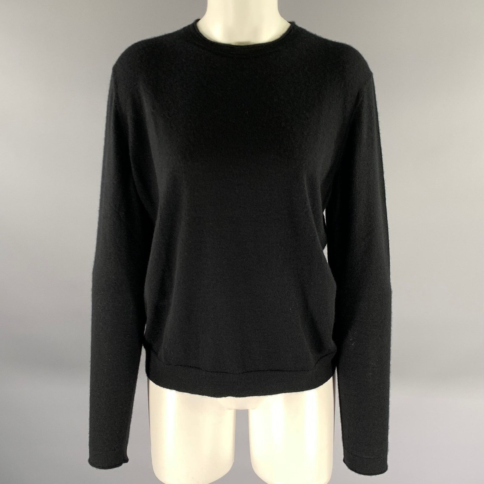 Lafayette 148 LAFAYETTE 148 Size XL Black Cashmere Pull On Sweater Size XL / US 12-14 / IT 48-50 - 1 Thumbnail